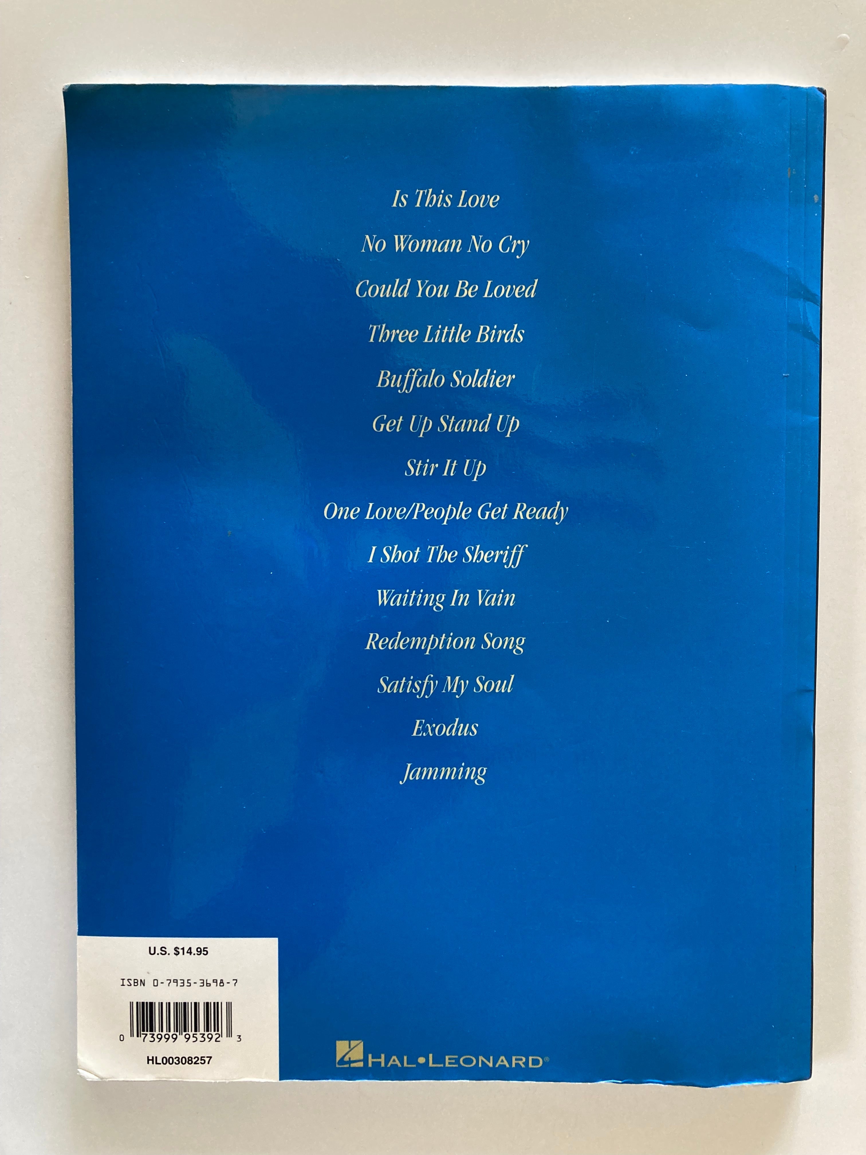 Legend The Best of Bob Marley and the Wailers Hal Leonard Songbook 1995