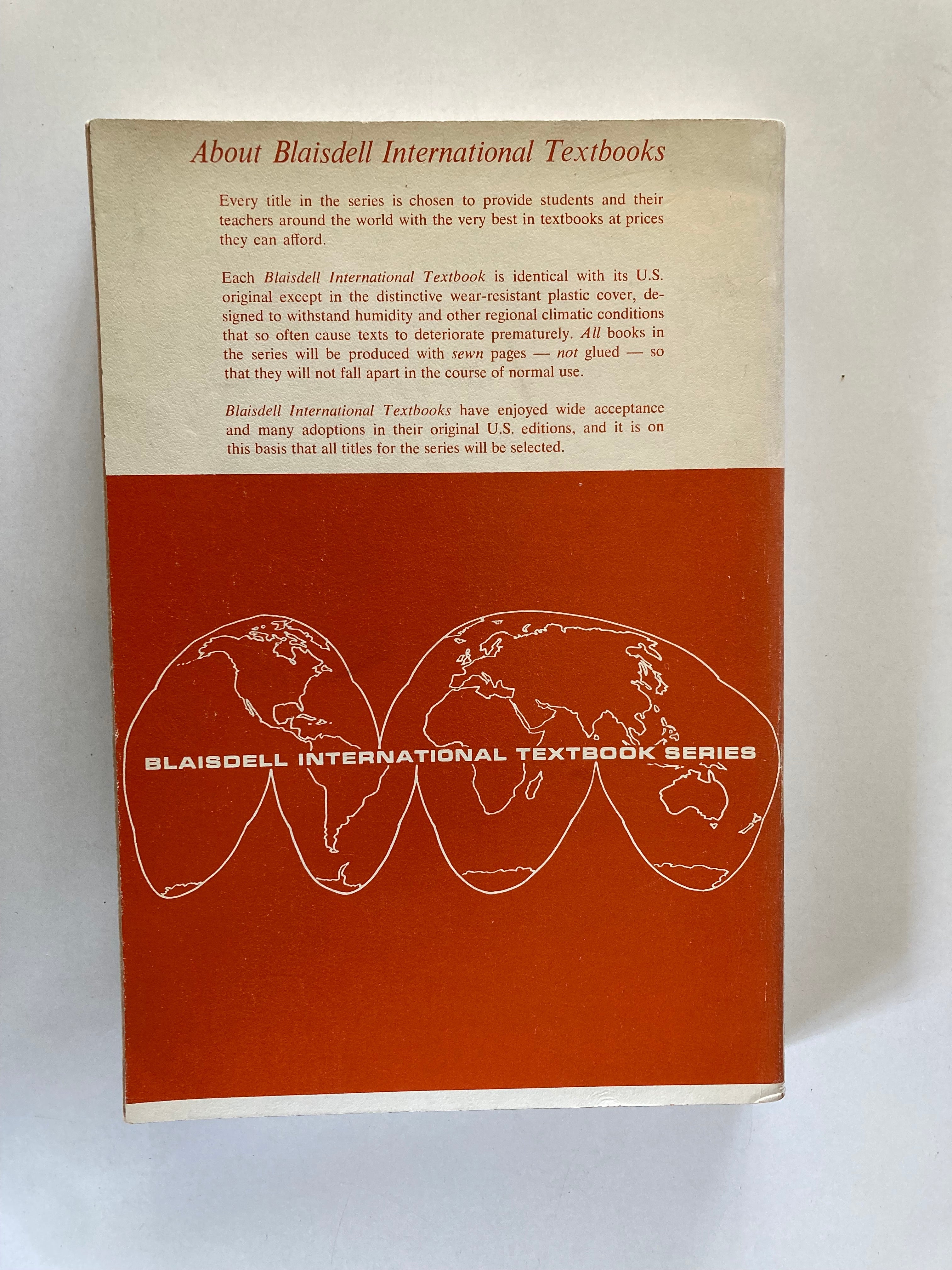 Topics in Algebra by I N Herstein First Edition Paperback from 1964