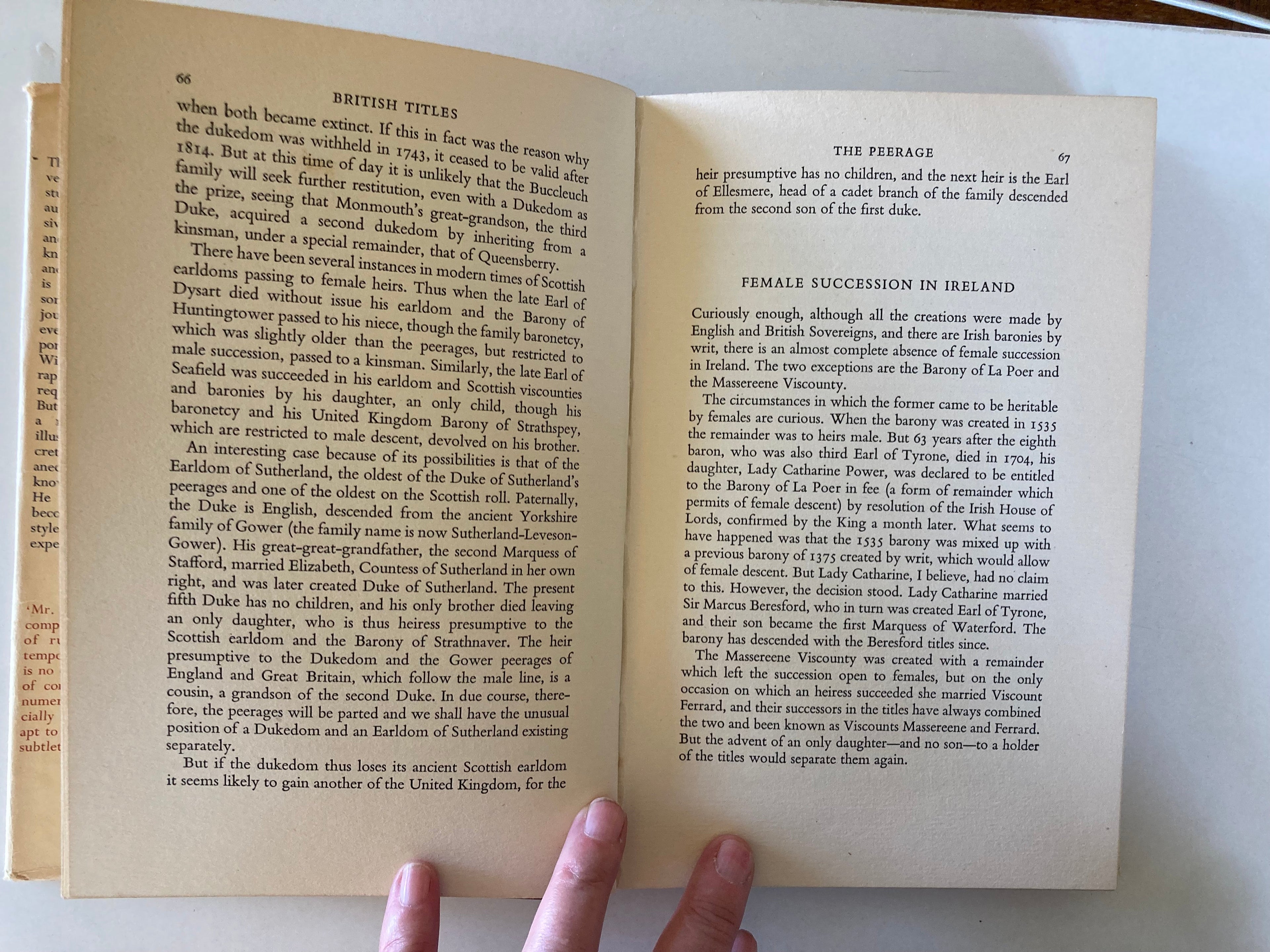 British Titles The Use and Misuse of the Titles of Peers and Commoners by Valentine Heywood in 1953