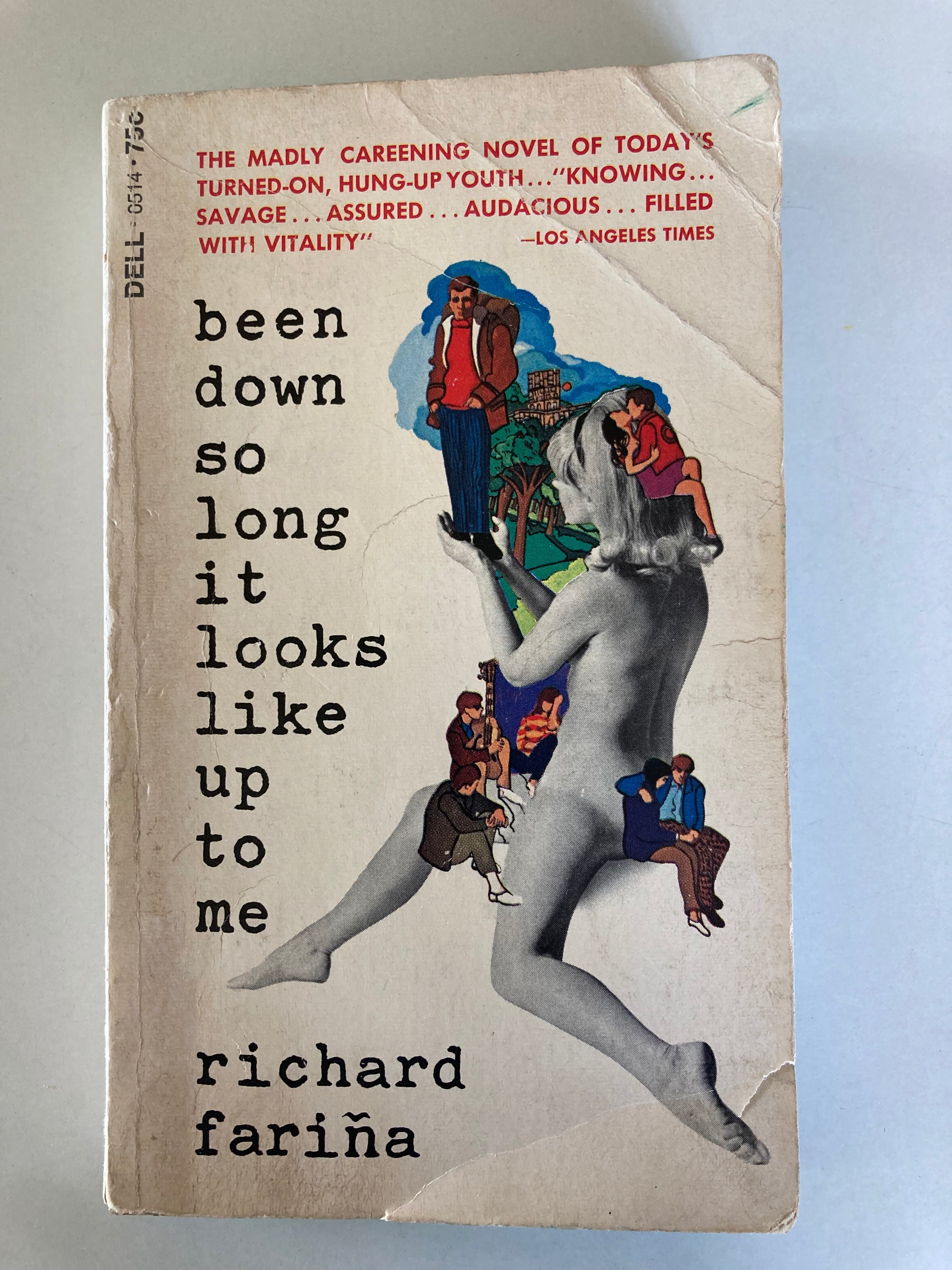 been down so long it looks like up to me by Richard Farina Vintage Paperback Book 1968