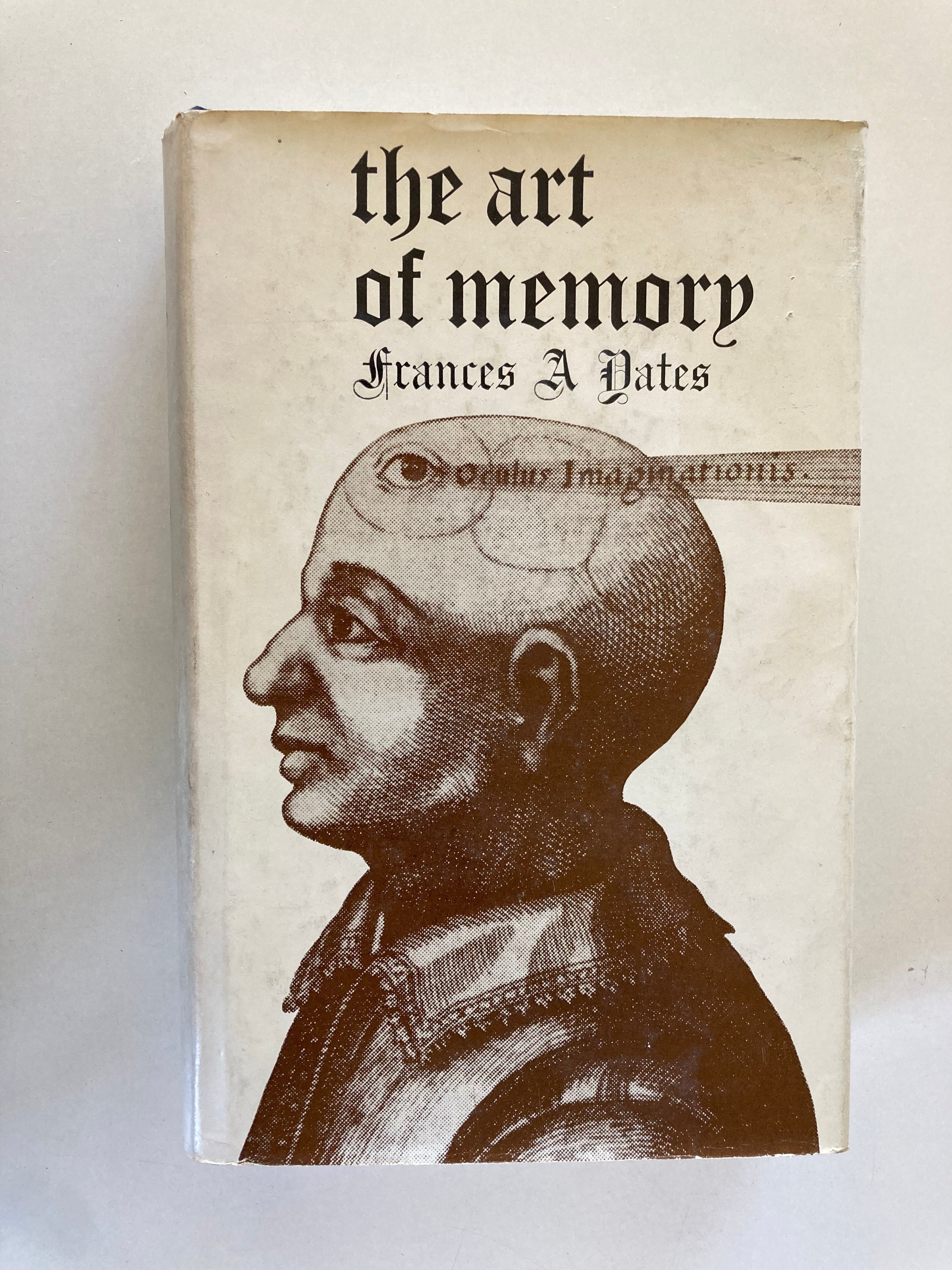 The Art of Memory by Frances A Yates First Edition Hardback Book from 1966