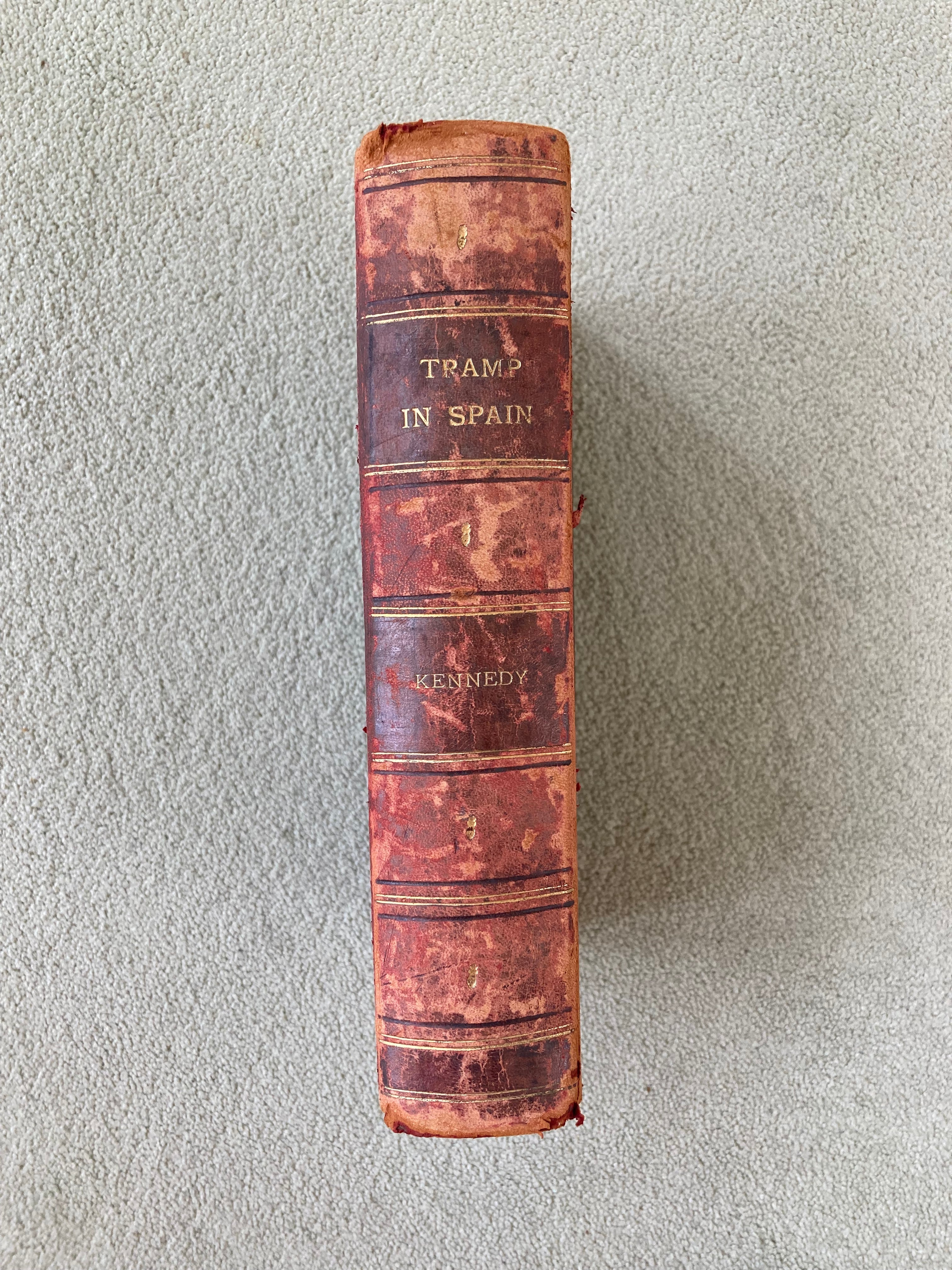 A Tramp in Spain From Andalusia to Andorra by Bart Kennedy Hardback Book from early 1900