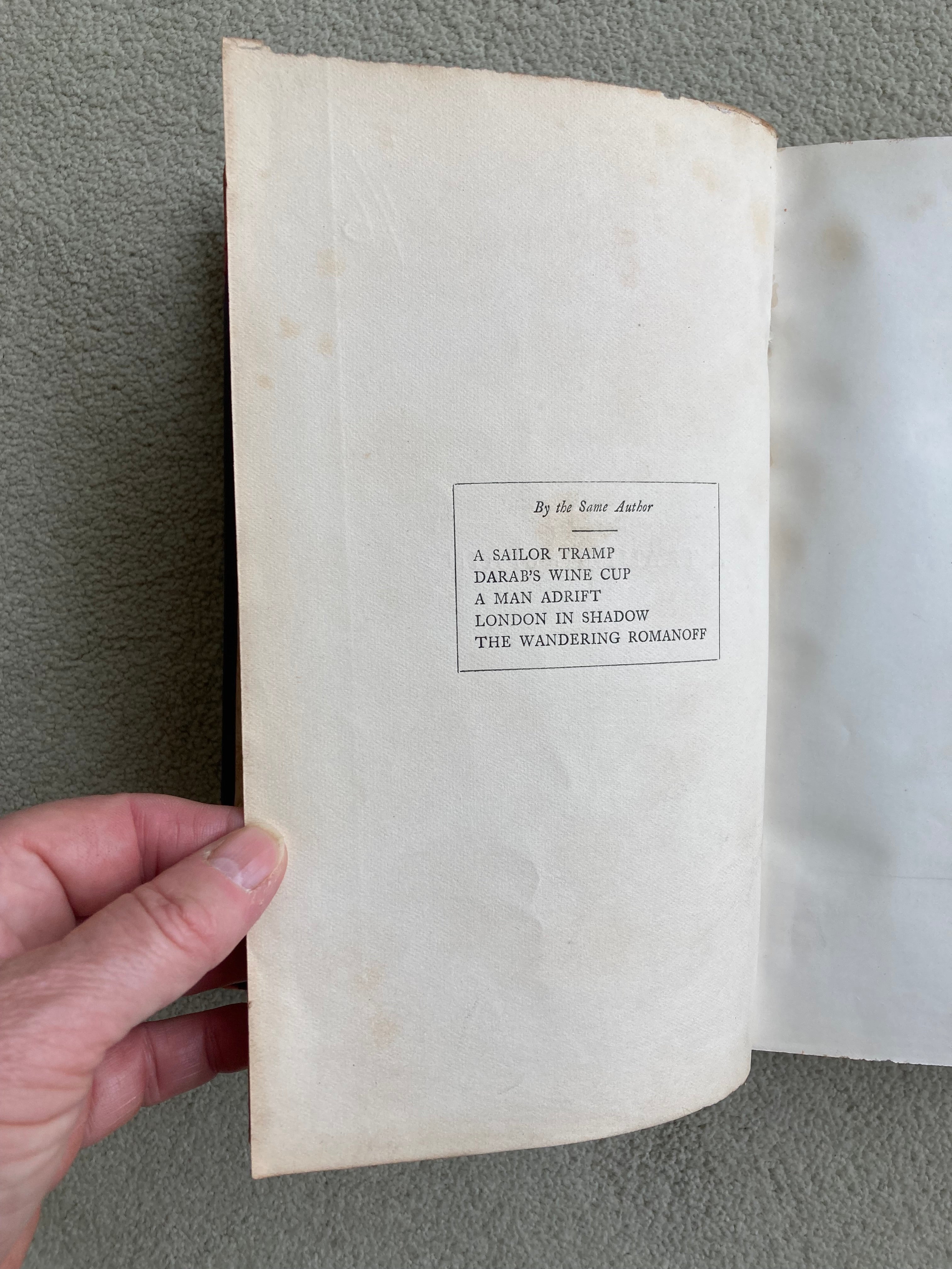 A Tramp in Spain From Andalusia to Andorra by Bart Kennedy Hardback Book from early 1900
