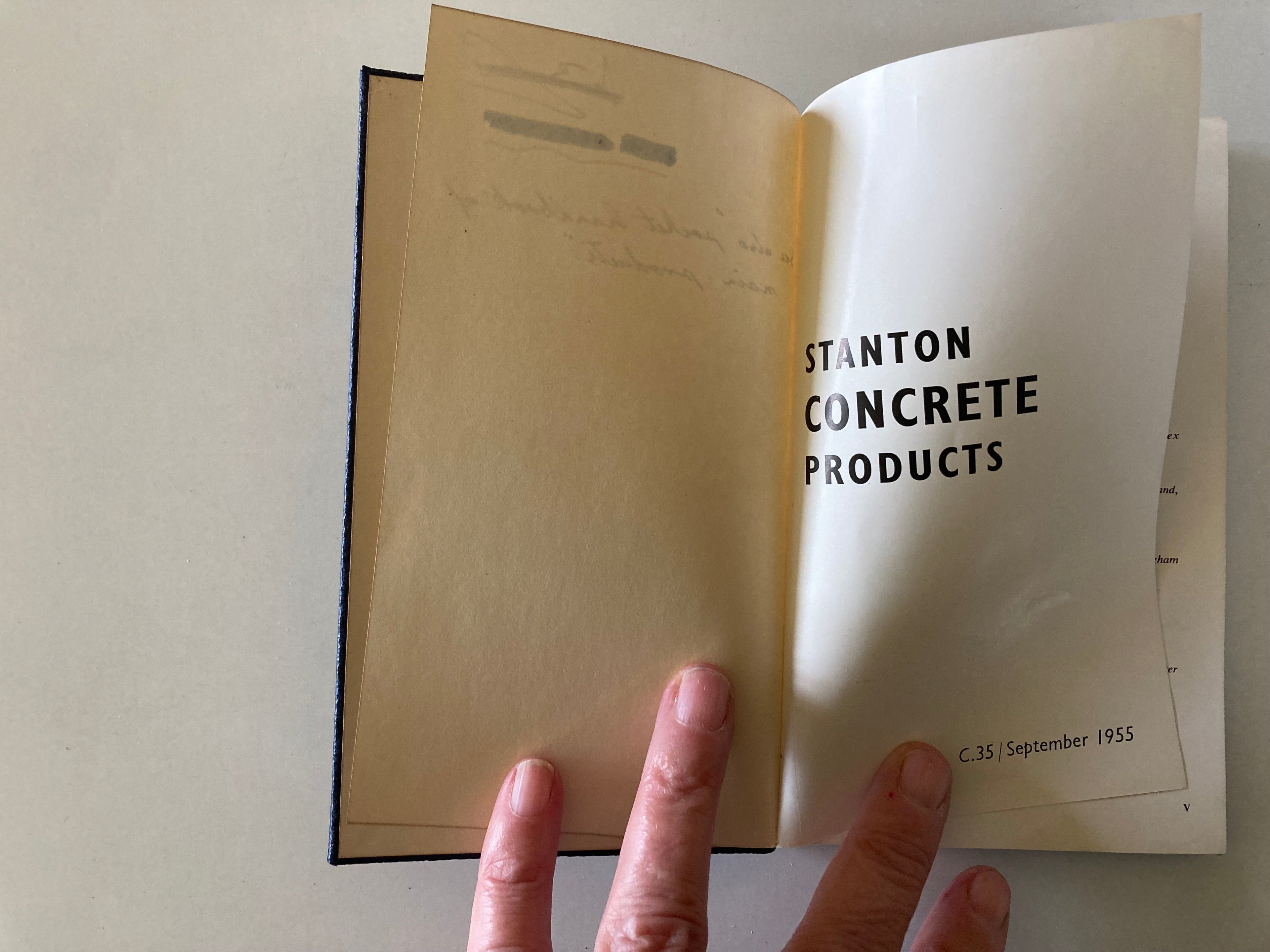 The Stanton Ironworks Company Limited Nottingham Concrete Products Book 1955