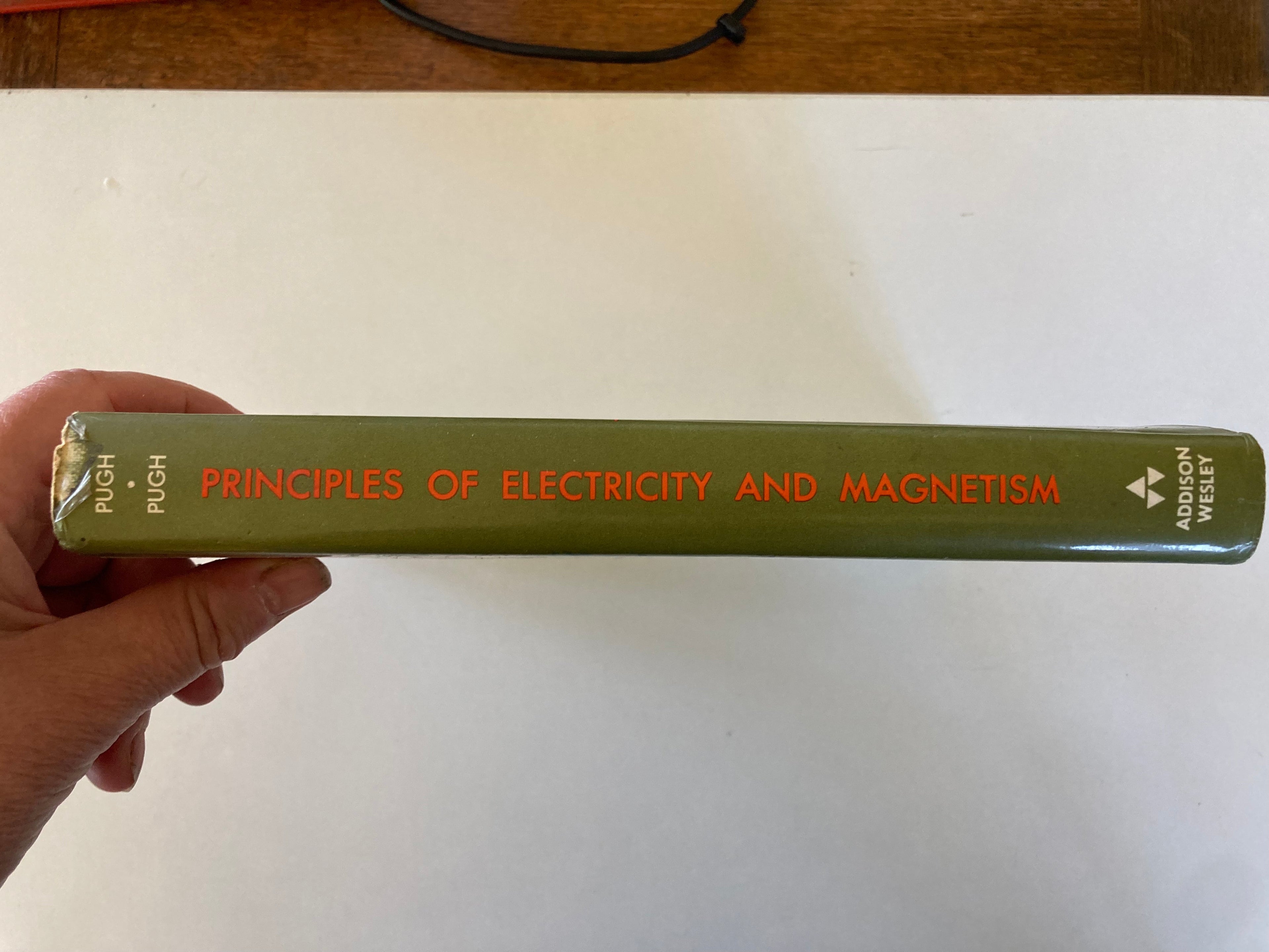 Principles of Electricity and Magnetism E M & E W Pugh Hardback Book from 1965 World Student Series