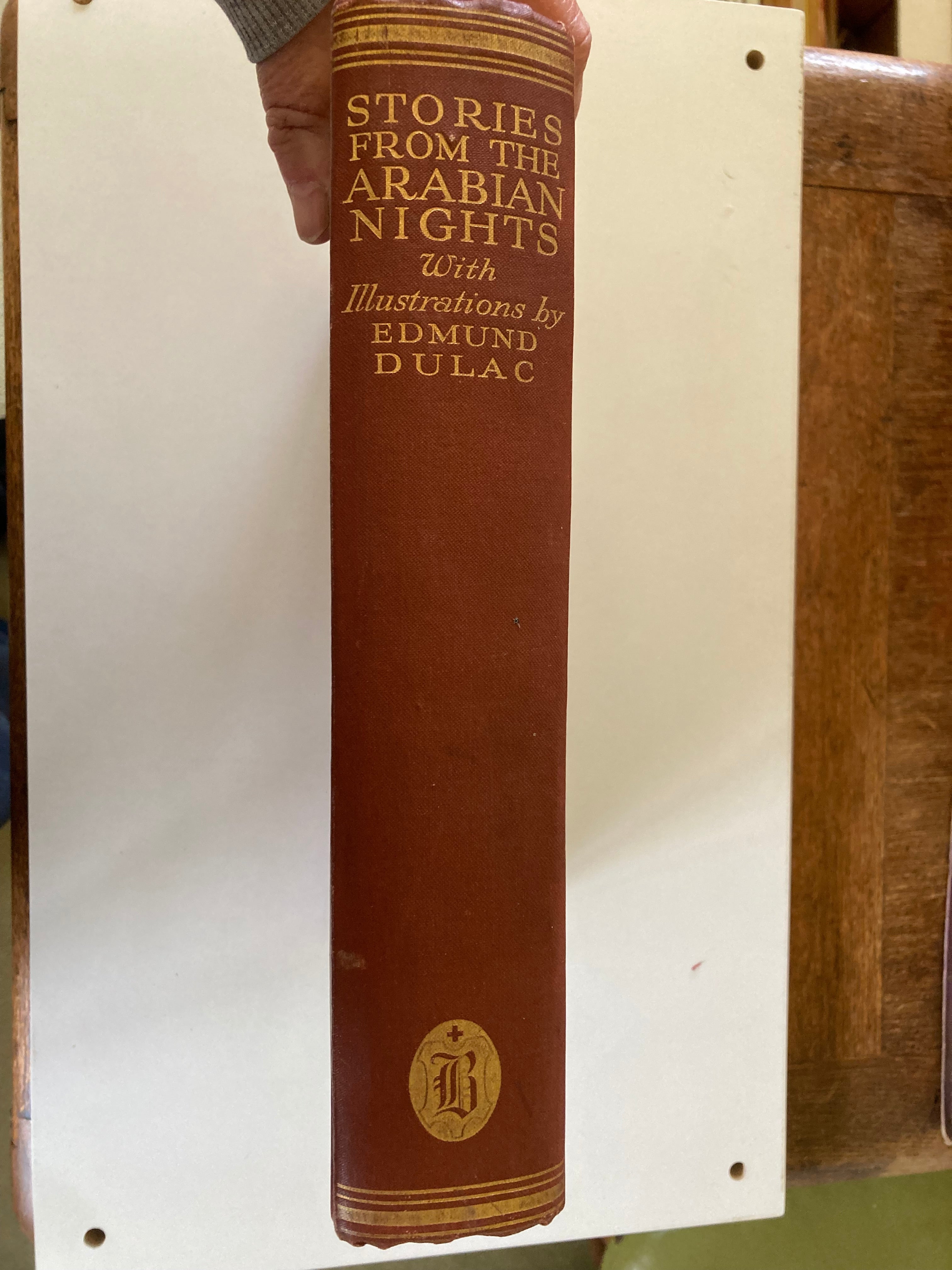 Stories From The Arabian Nights Retold by Laurence Housman with Drawings by Edmund Dulac Undated