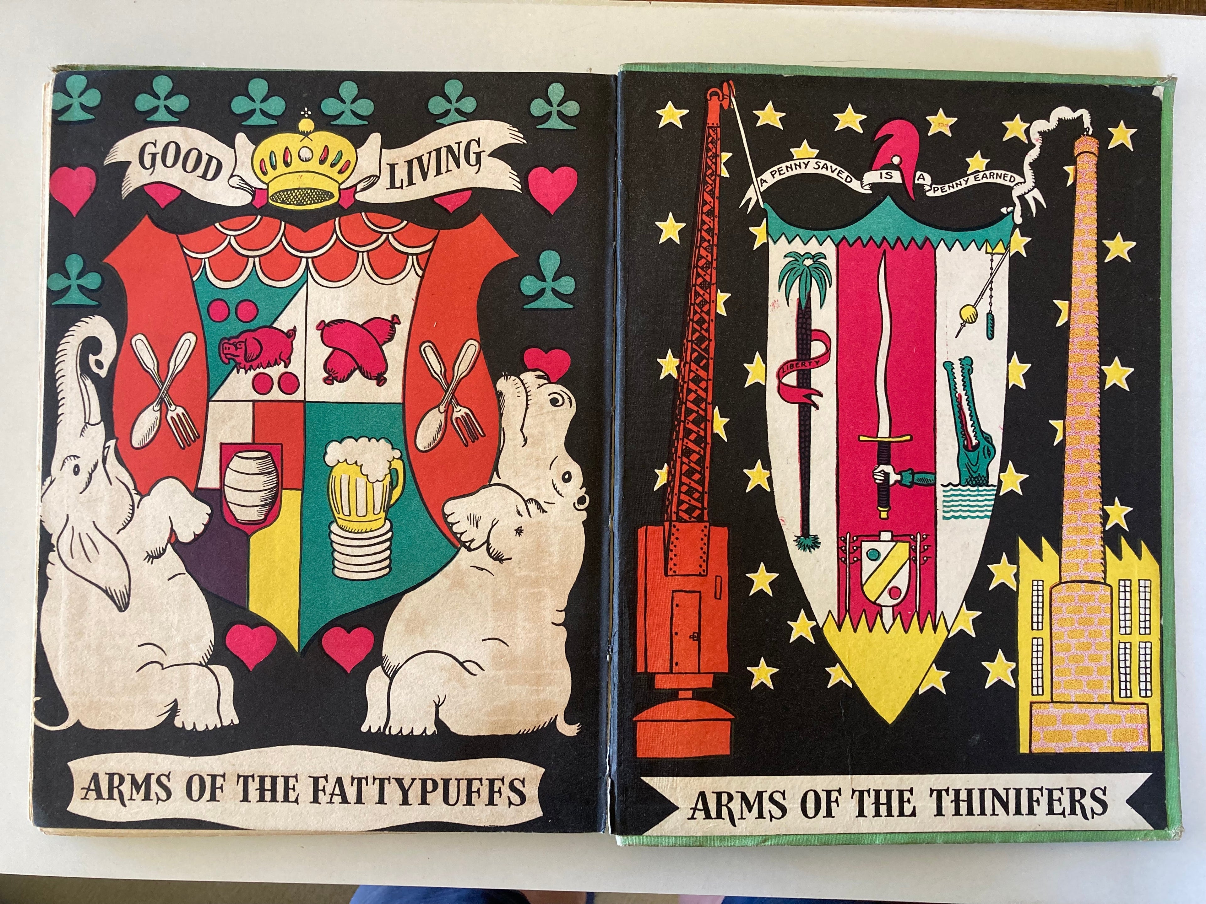 Fattypuffs and Thinifers by Andre Maurois Translated by Norman Denny Illustrated by Jean Bruller First Edition 1941
