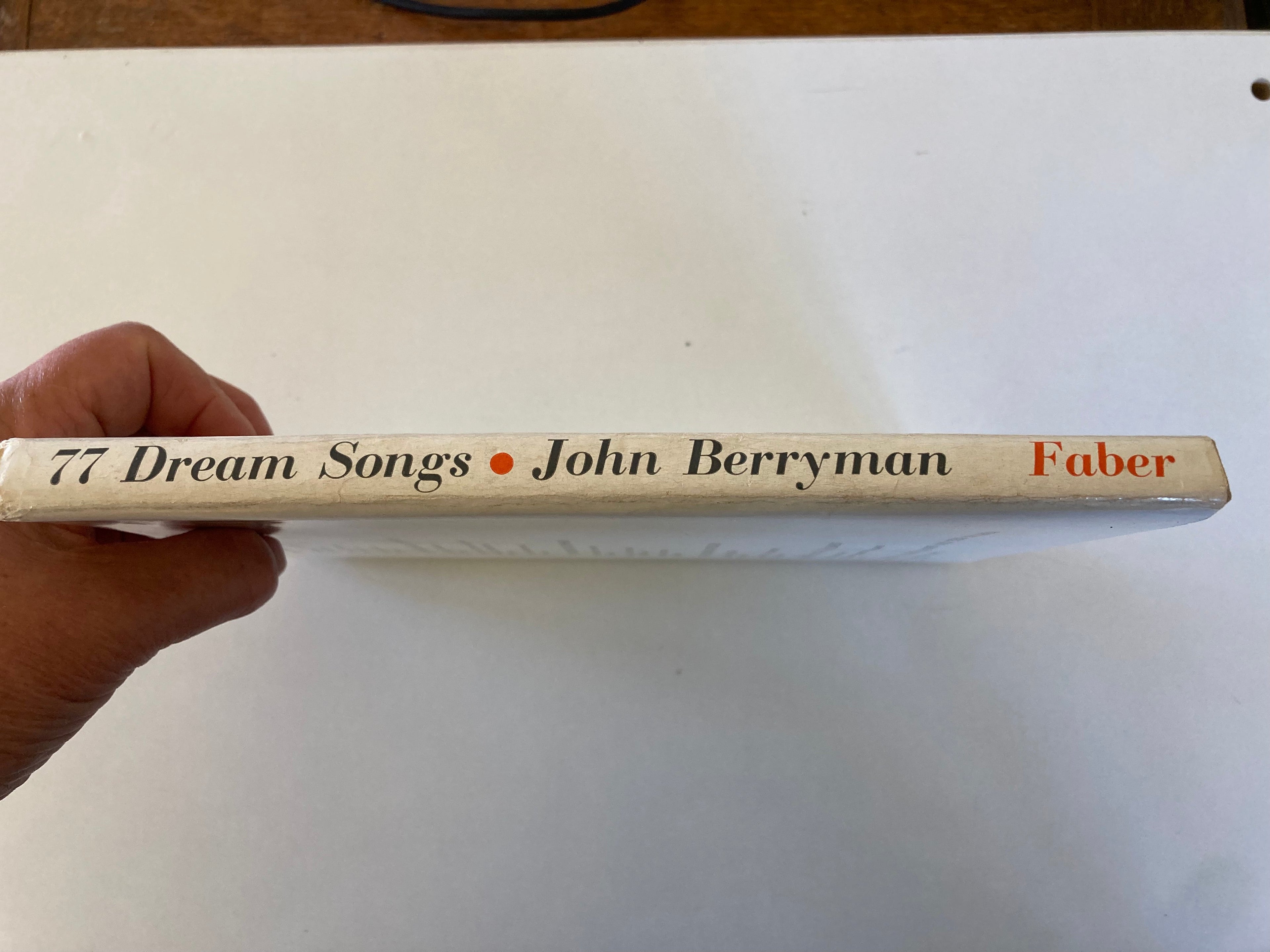 77 Dream Songs by John Berryman First Edition Book with Dustjacket from 1964 with Newspaper Cuttings