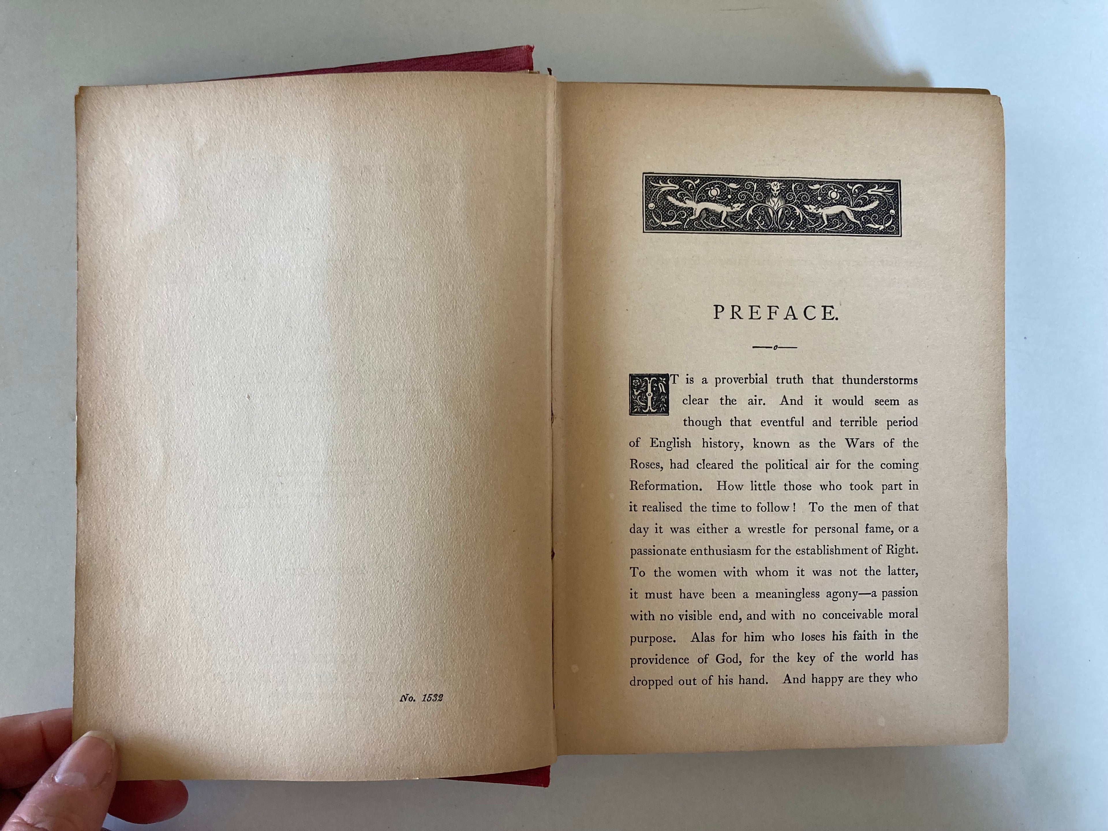 Red and White A Tale of the War of the Roses by Emily Sarah Holt Published by J F Shaw and Co around 1890 (Copy)