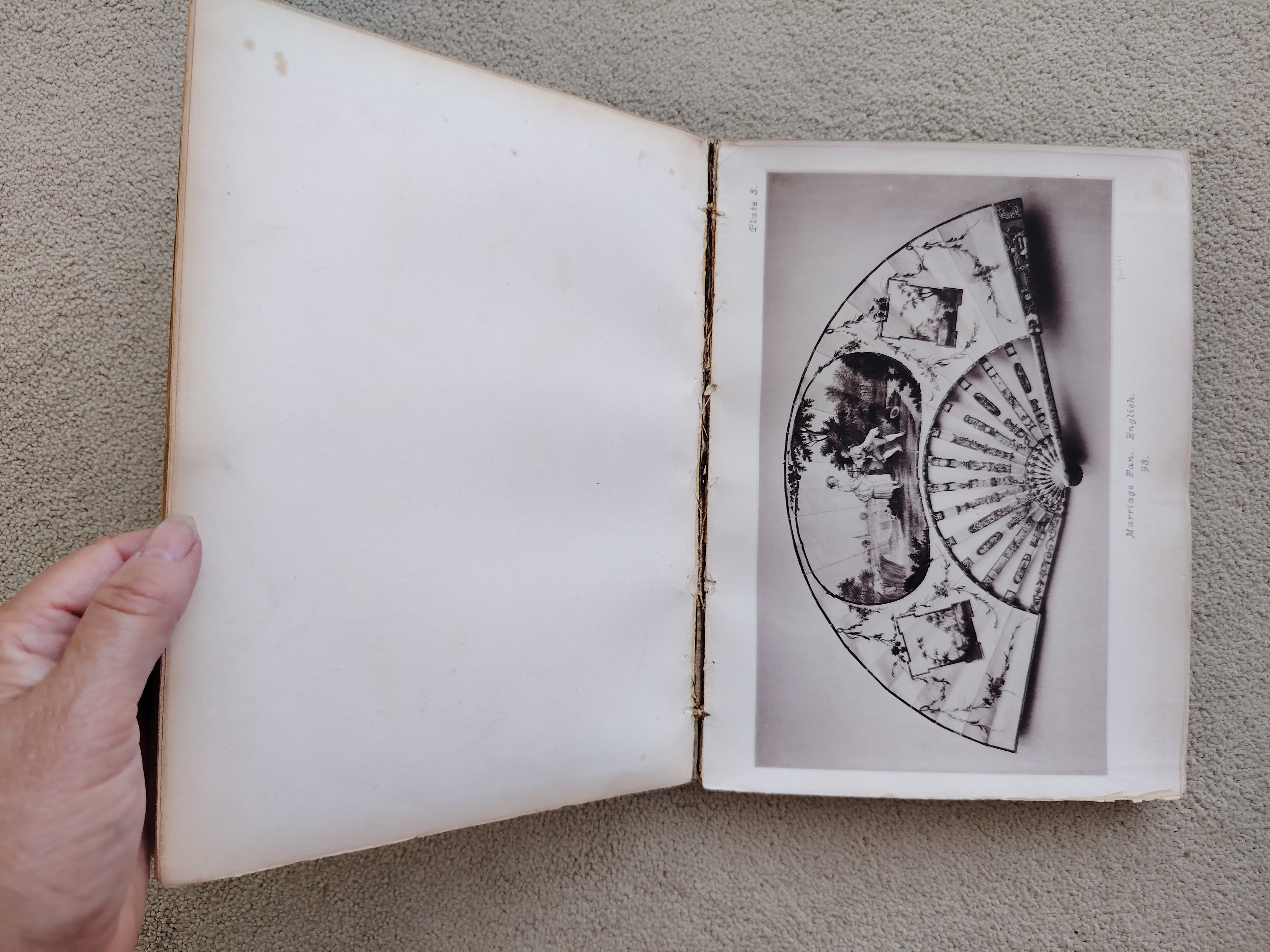 Illustrated Catalogue of Mr Robert Walker's Cabinet of Old Fans Sold by Sotheby Wilkinson & Hodge 1882