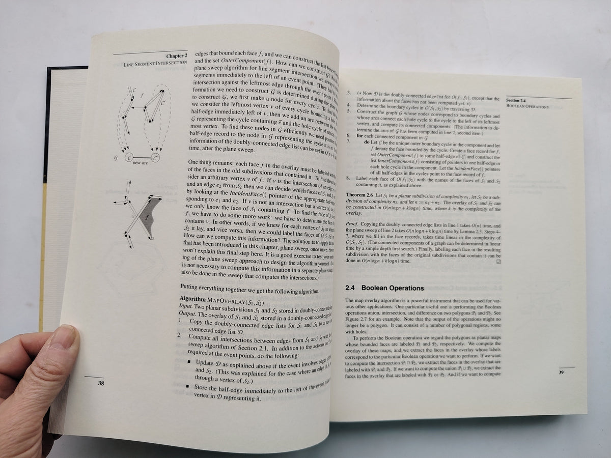 Computational Geometry Algorithms and Applications by M de Berg, M van Kreveld, M Overmars, O Schwarzkopf Published in 1991