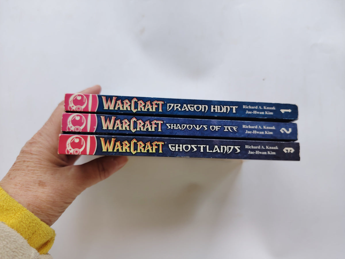 Warcraft The Sunwell Trilogy by Richard A Knaak and J A E Hwan Kim Dragon Hunt  Shadows of Ice Ghost Lands