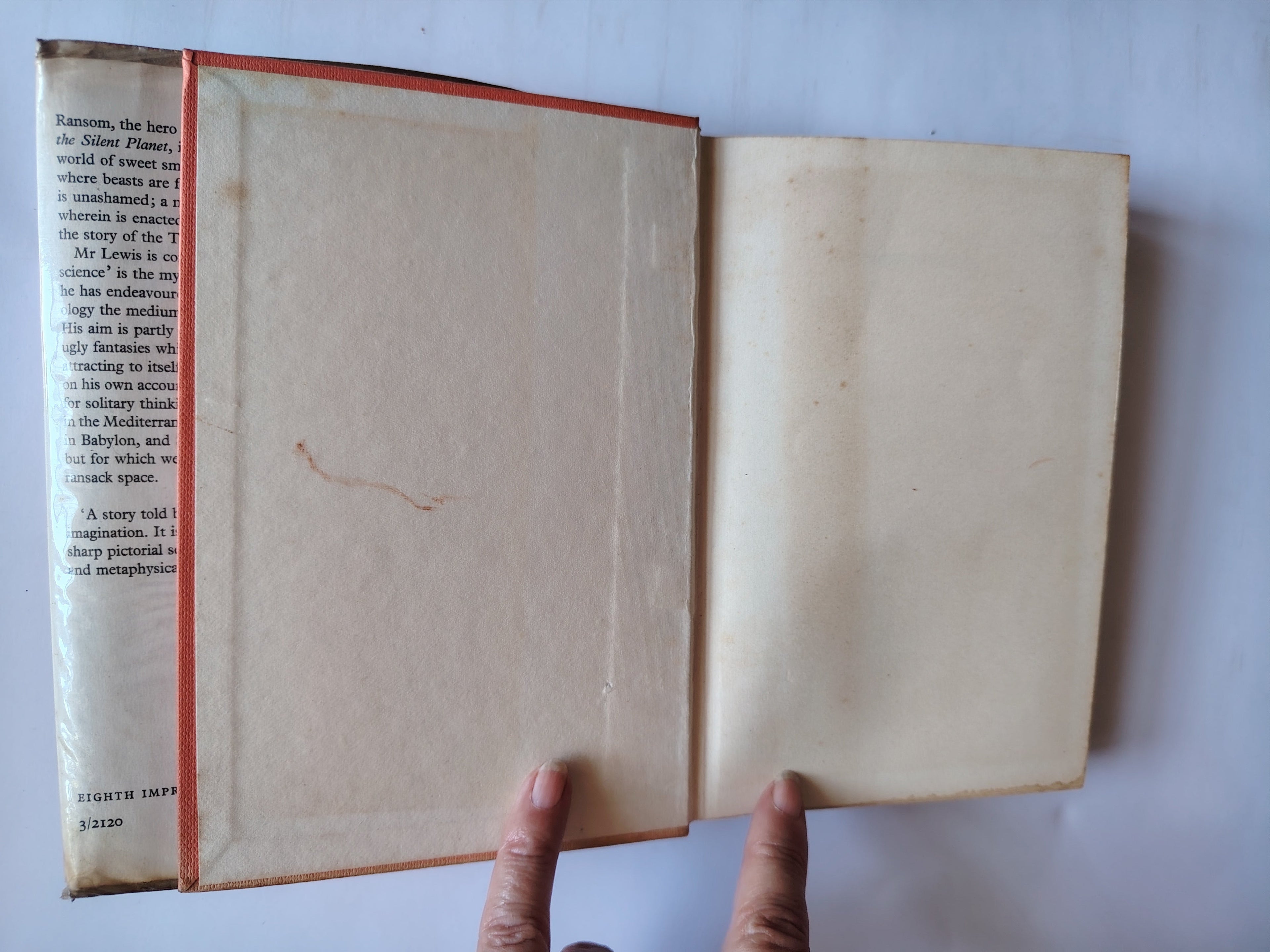 Perelandra by C S Lewis Eighth Impression 1964 A Novel The Bodley Head Hardback with Dustjacket