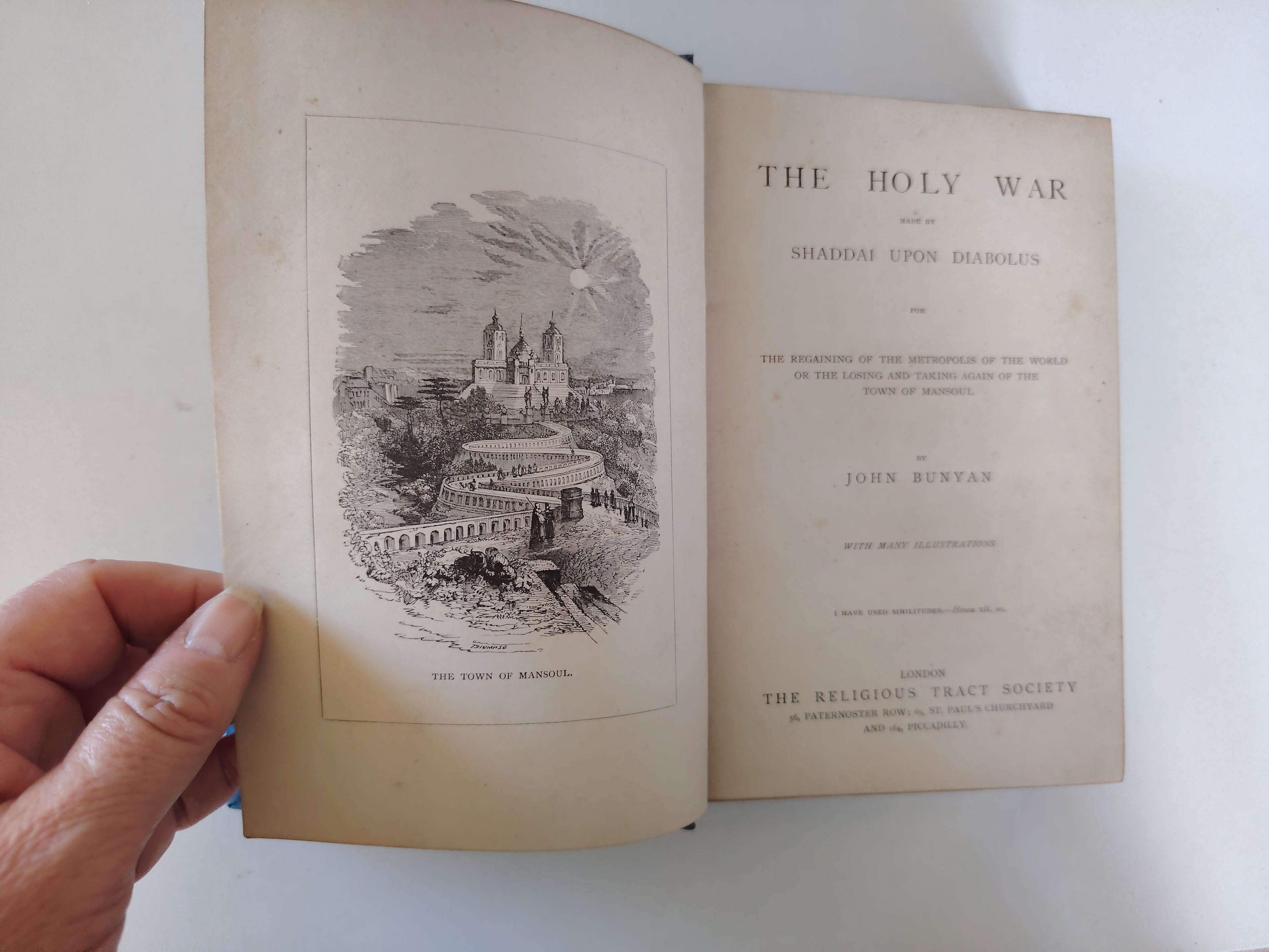 The Holy War made by Shaddai Upon Diabolus John Bunyan c1900 With Many Illustrations