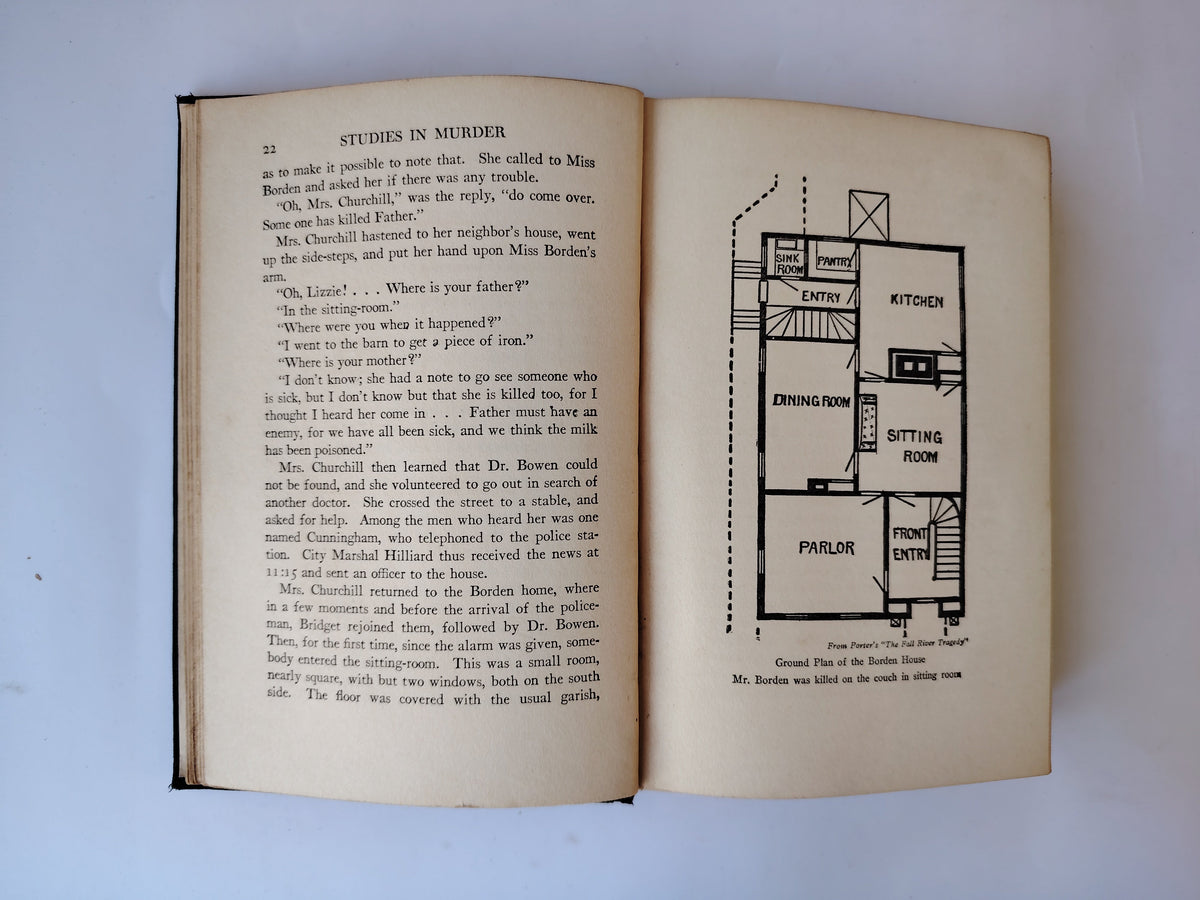 Studies in Murder by Edmund Lester Pearson First Edition Book 1924 The Star Series US