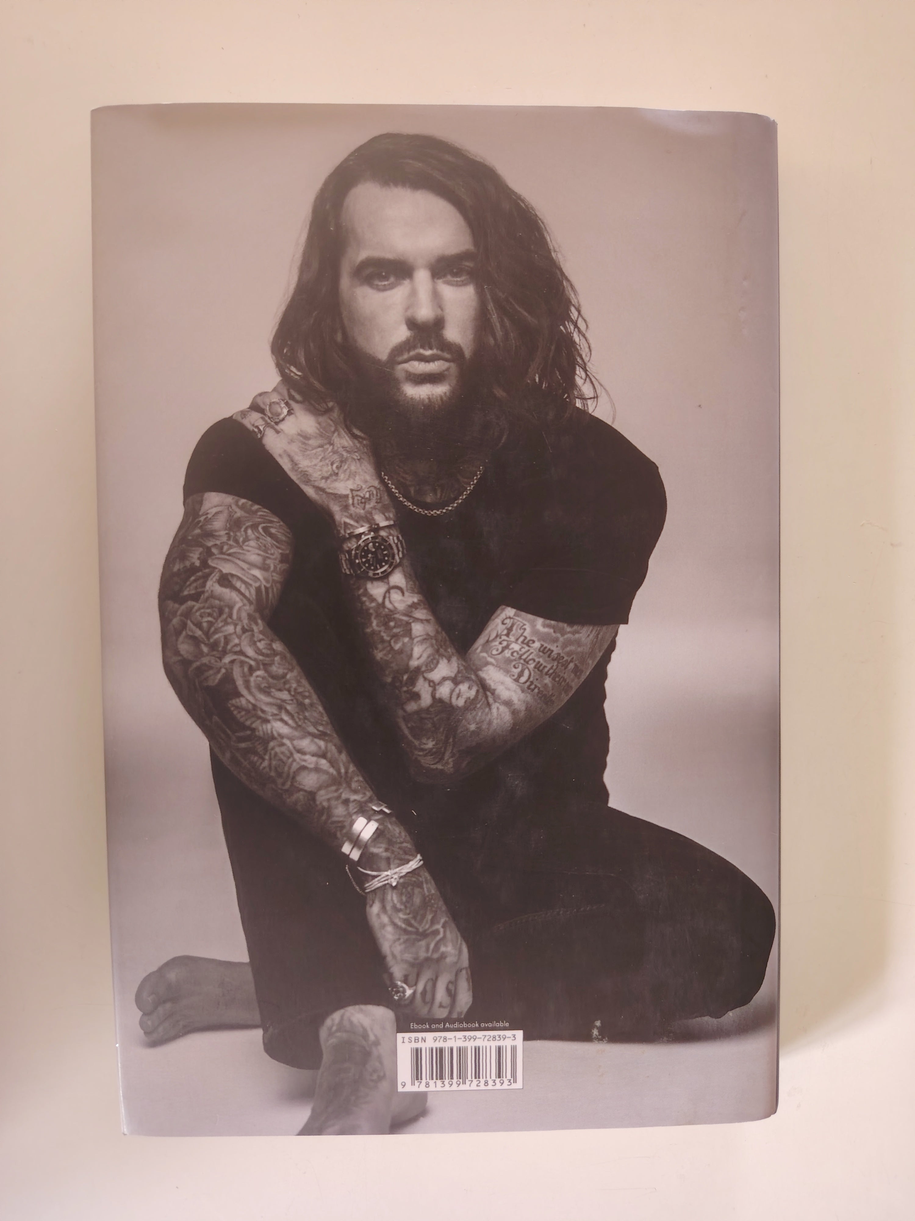 Never Enough by Pete Wicks My Words Unfiltered Hardback Book Written with Arielle Steele in 2024