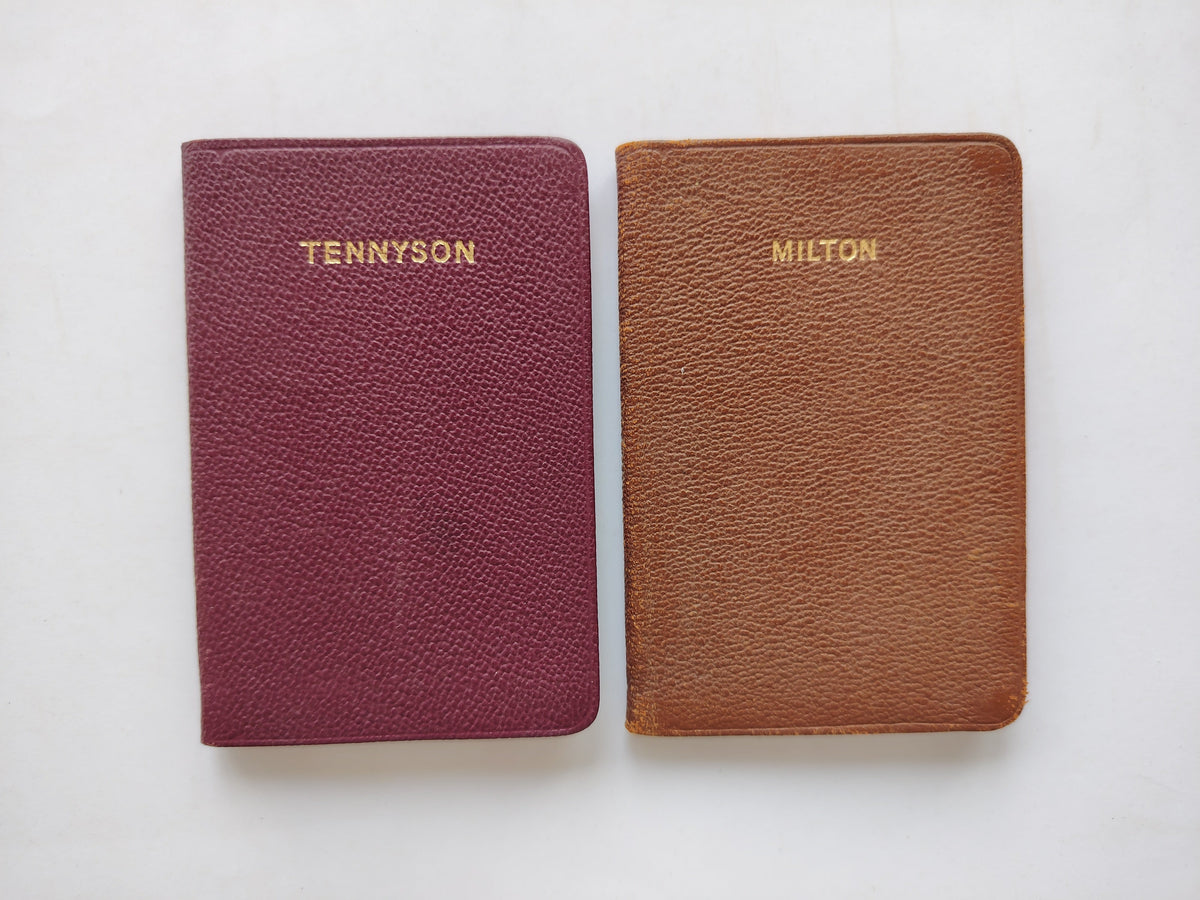 The Kingsgate Pocket Poets A Selection from the works of Alfred Tennyson and John Milton 1945 and 1947
