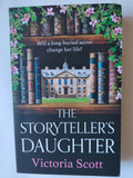 The Storyteller's Daughter by Victoria Scott SIGNED First Edition Paperback 2025