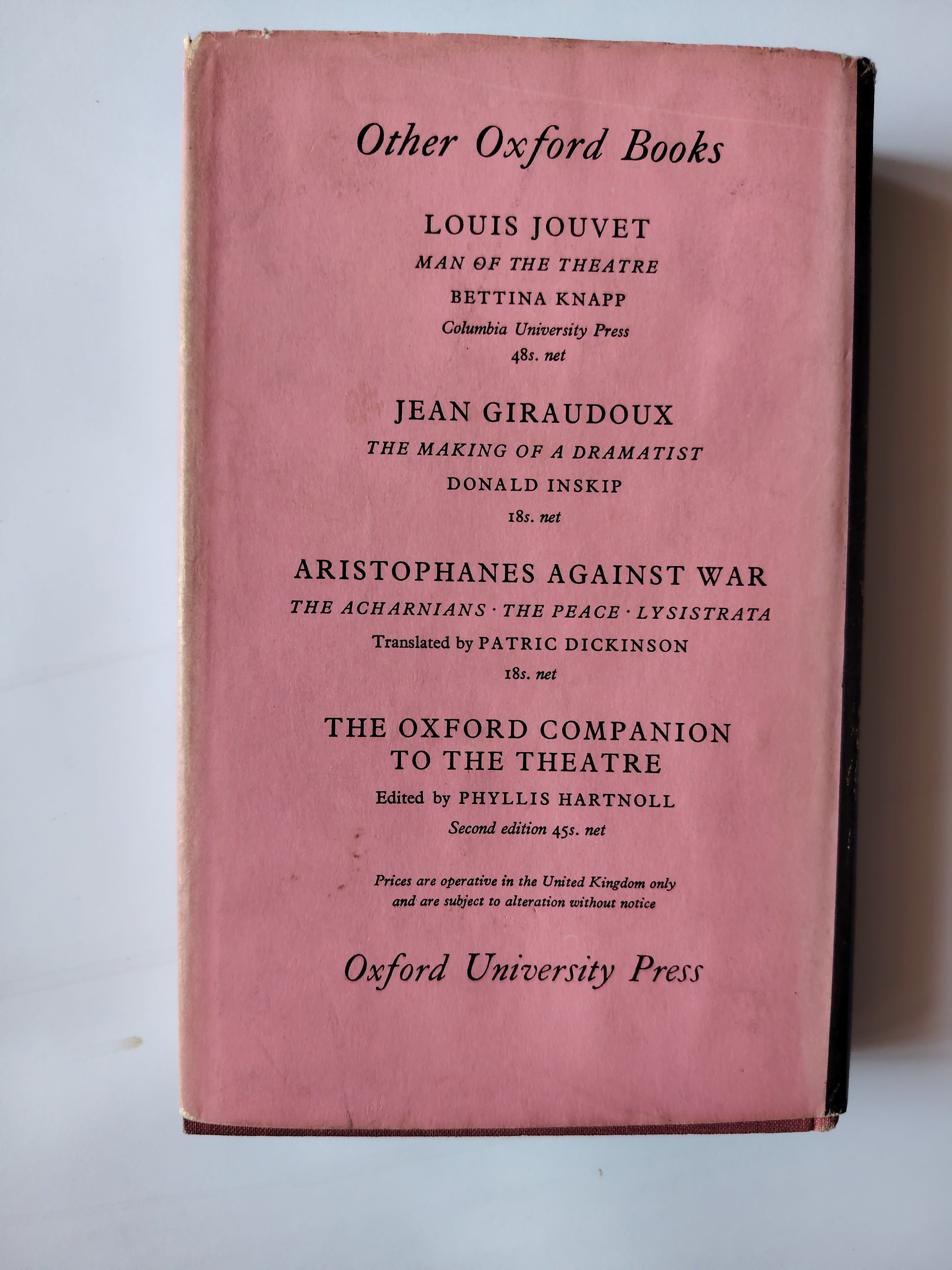 The Art of Ruth Draper Her Dramas and Characters with a Memoir by Morton Dauwen Zabel First UK Edition 1960 with a SIGNED Card of A Scottish Immigrant at Ellis Island, a portrait drawing by John Singer Sargent, London 1914