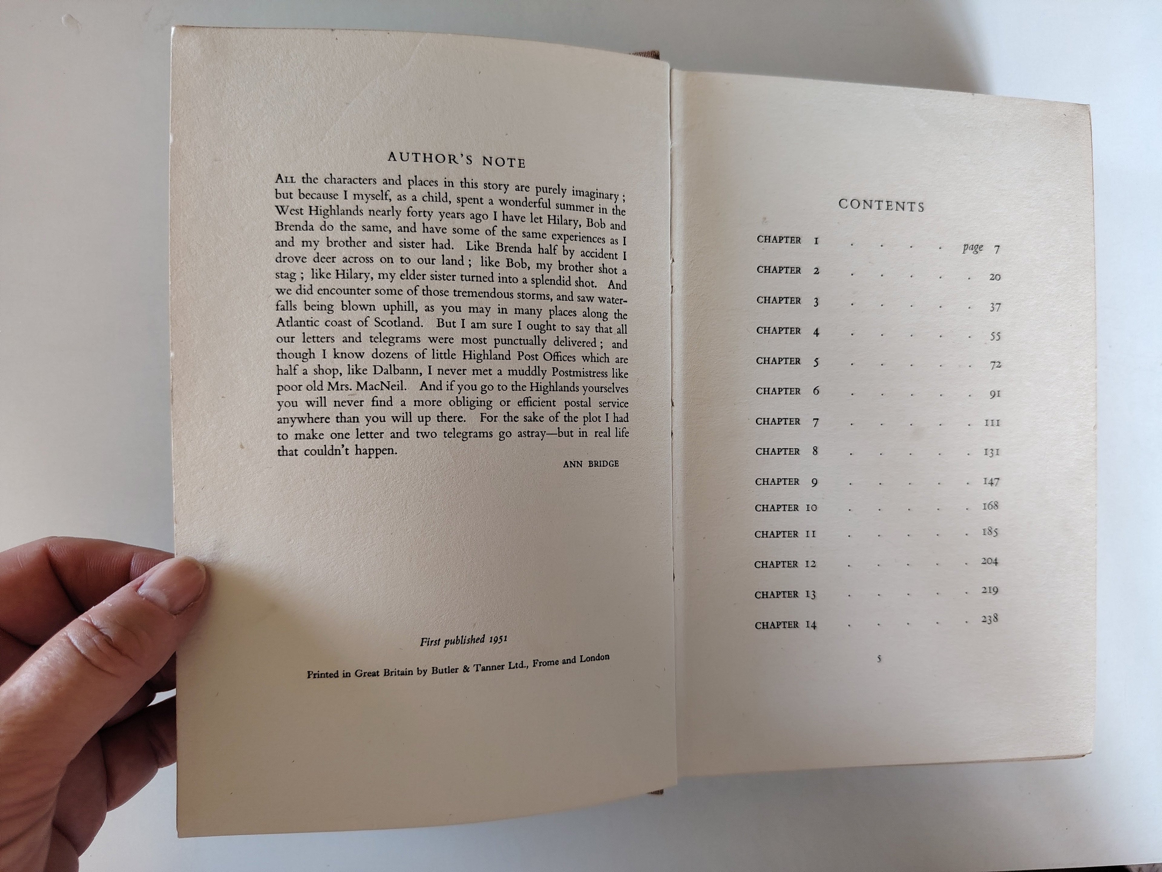 The House at Kilmartin by Ann Bridge with Illustrations by C W Bacon First Edition Hardback Book from 1951