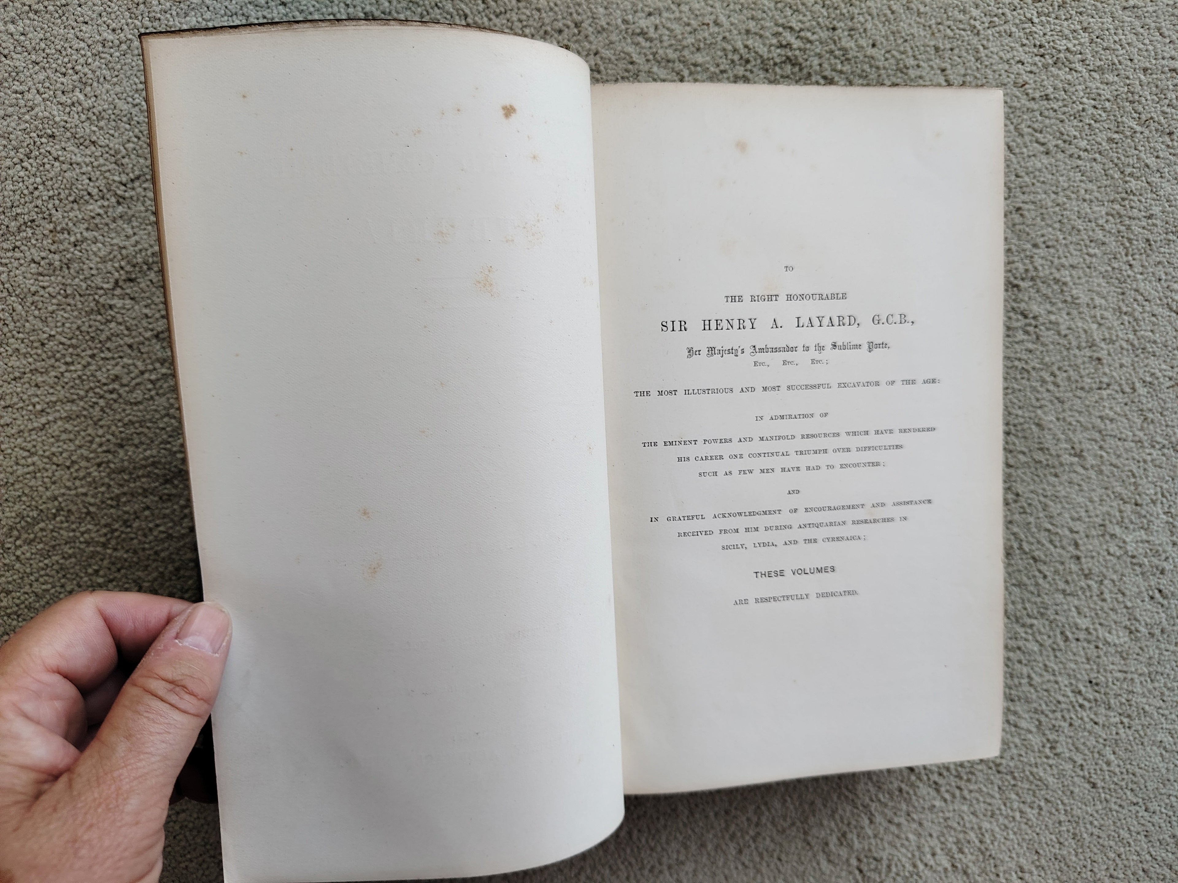 The Cities and Cemeteries of Etruria in Two Volumes by George Dennis Published by John Murray in 1883