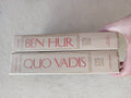 Two Classic Titles Quo Vadis by Henryk Sienkiewicz  and Ben Hur by Lew Wallace Nelson Doubleday and Little Brown
