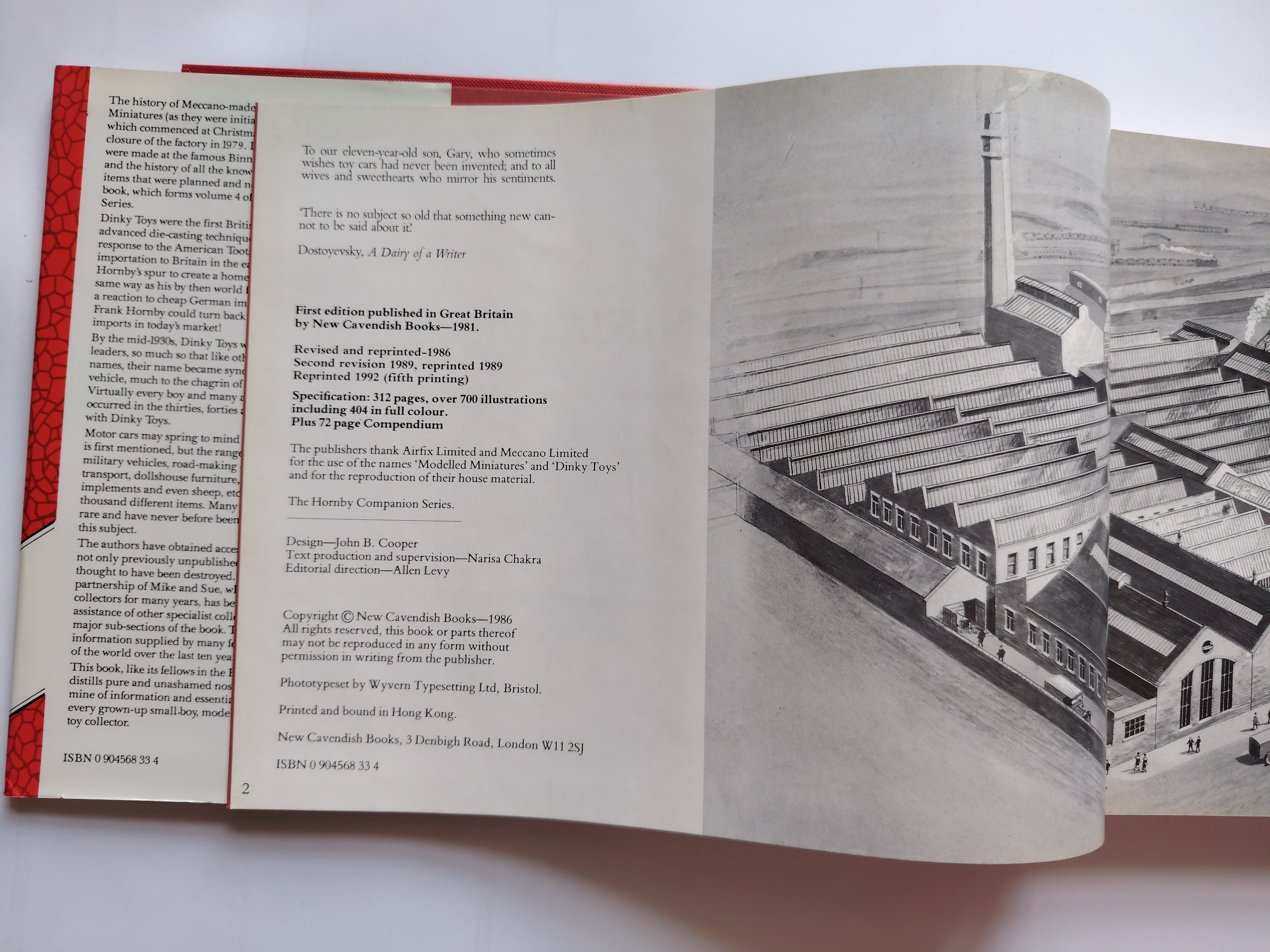 Dinky Toys & Modelled Minitures by Mike and Sue Richardson The Hornby Companion Series Fifth Printing 1992