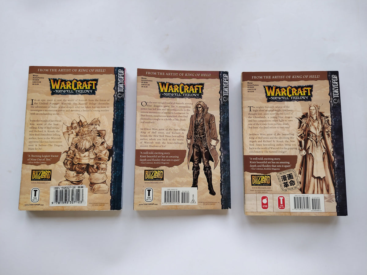 Warcraft The Sunwell Trilogy by Richard A Knaak and J A E Hwan Kim Dragon Hunt  Shadows of Ice Ghost Lands