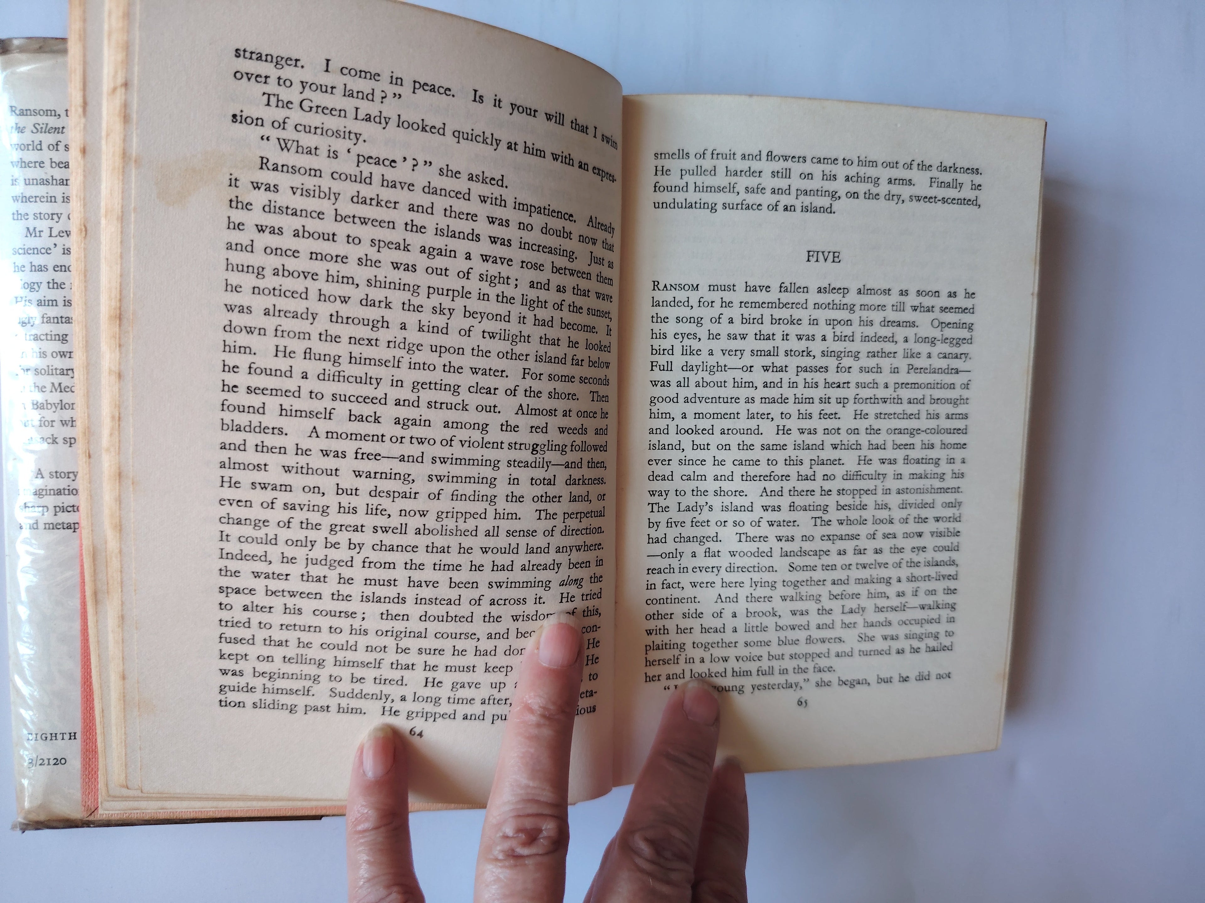 Perelandra by C S Lewis Eighth Impression 1964 A Novel The Bodley Head Hardback with Dustjacket
