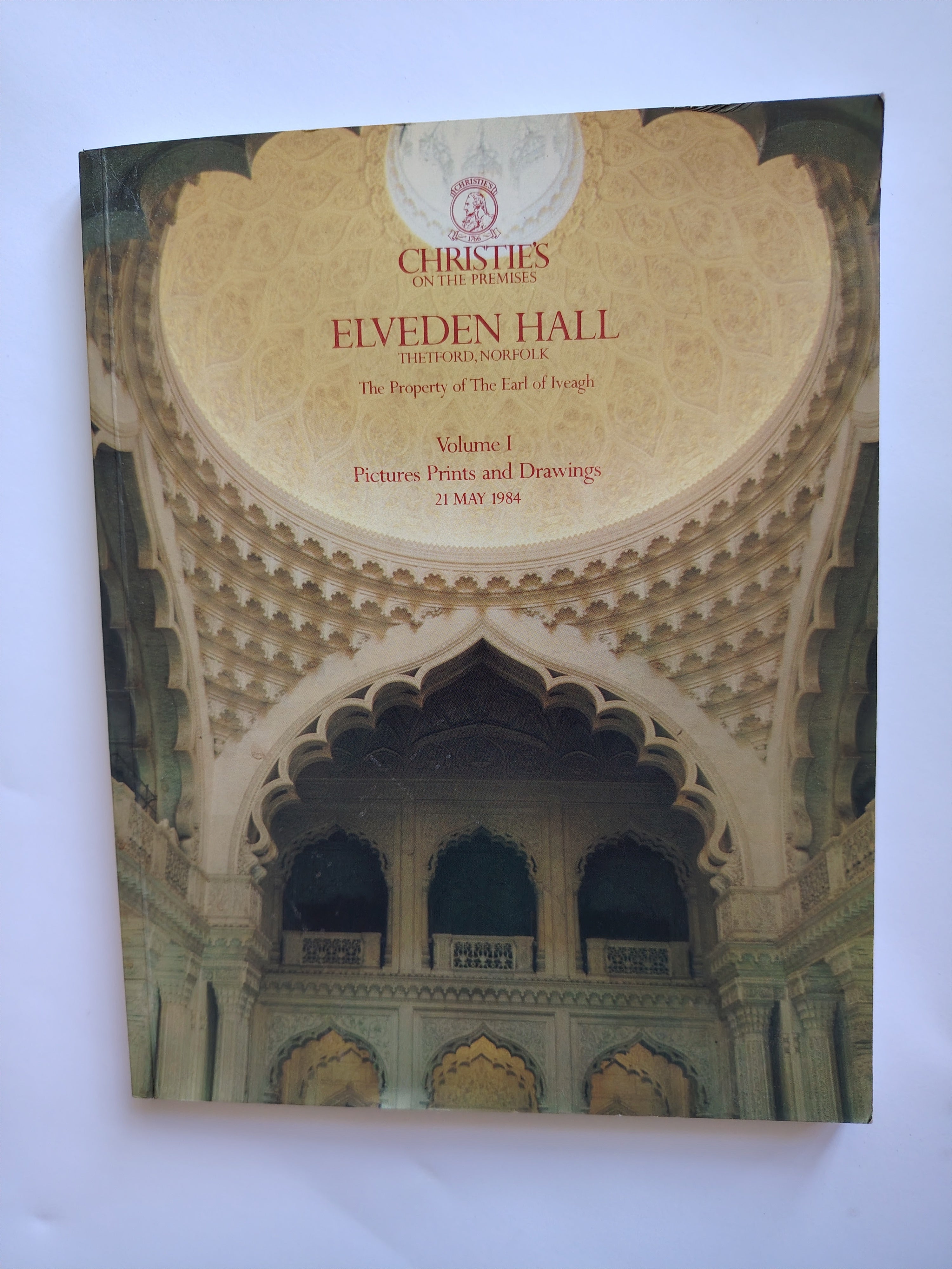 Elveden Hall Thetford Norfolk Christie's on the Premises Auction Sale Catalogue Volume I 1984