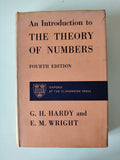 An Introduction to The Theory of Numbers Fourth Edition G H Hardy ad E M Wright Hardback Book from 1960