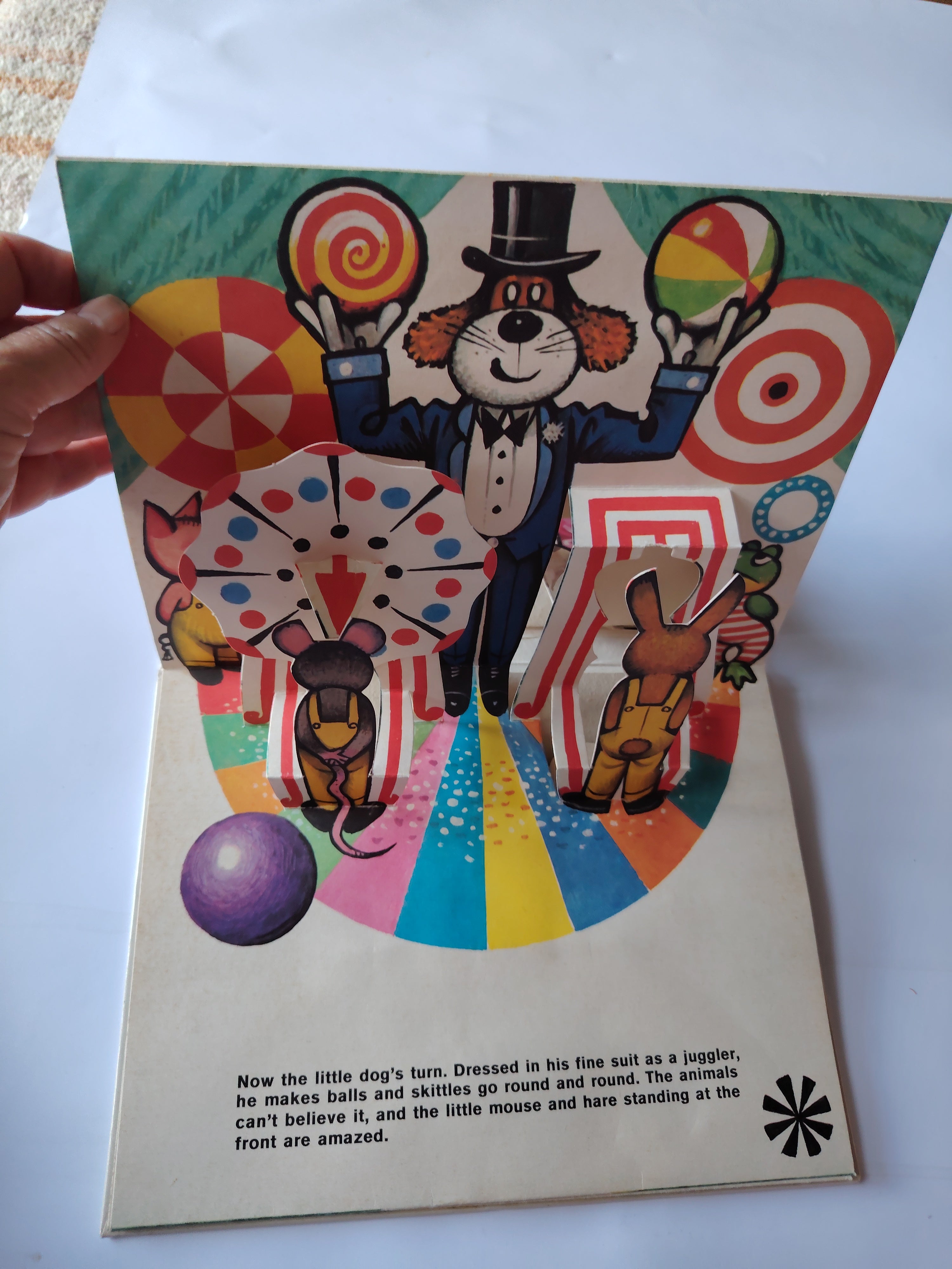 The Magic of the Circus Illustrated by Kubasta Brown Watson Ltd Pop-up Book 1982