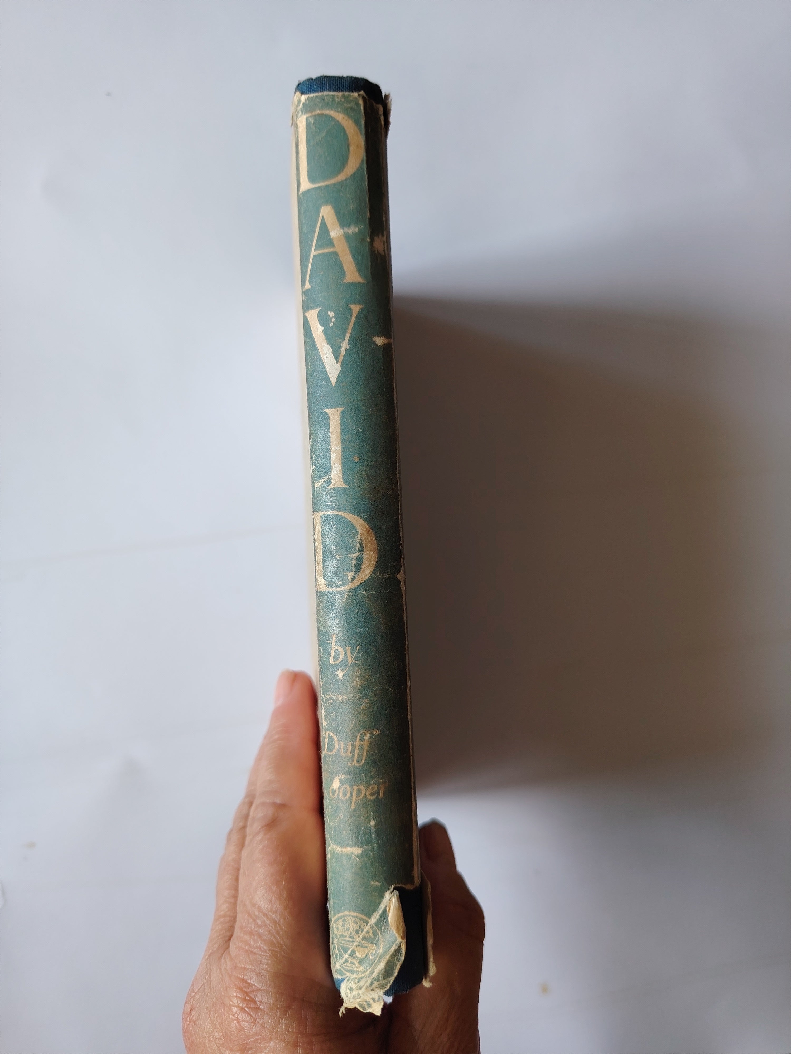 David by Duff Cooper First Edition Hardback in Dustjacket 1943