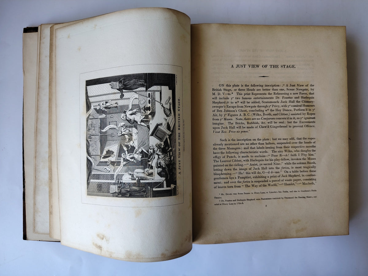 The Works of William Hogarth containing One Hundred and Fifty-Nine Engravings by Mr Cooke and Mr Davenport by Rev John Trusler in Two Volumes 1821