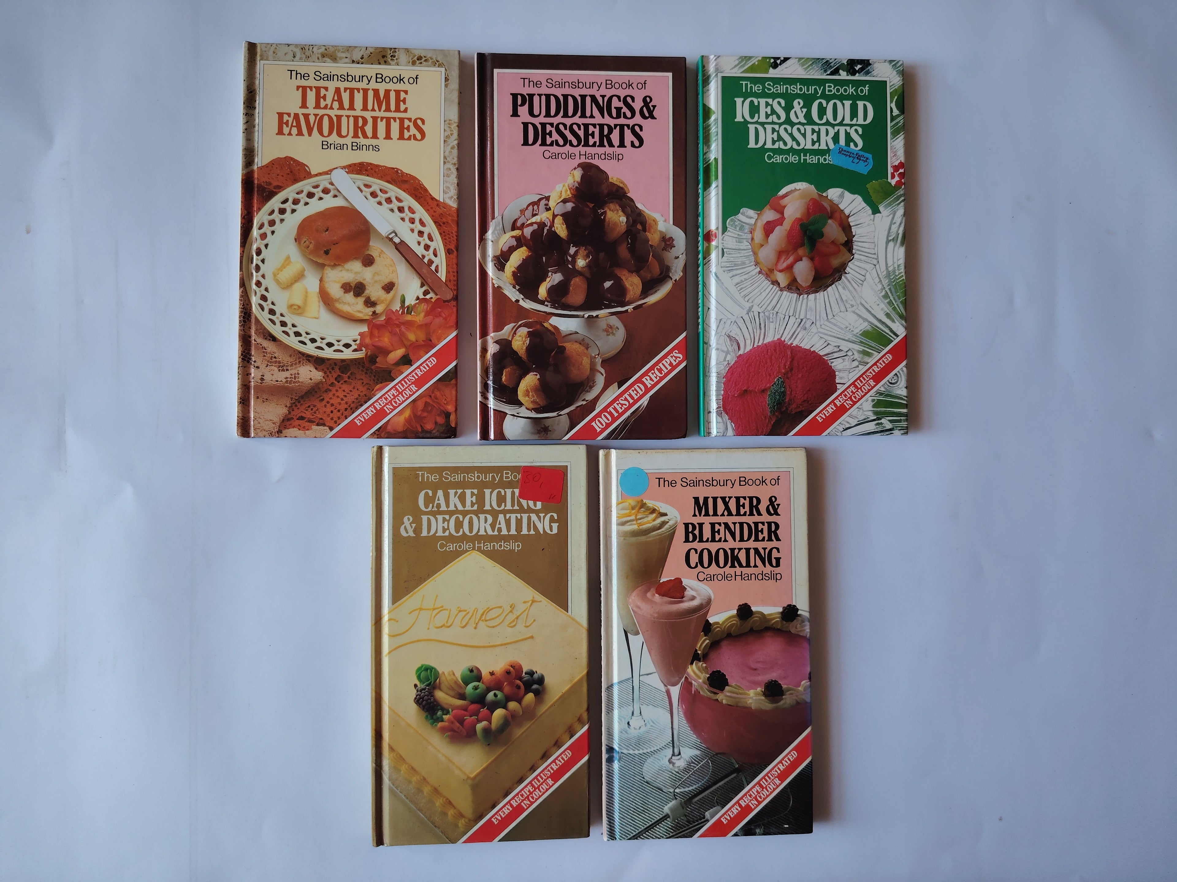 The Sainsbury Book of Teatime Favourites, Cake Icing & Decorating, Mixer & Blender Cooking, Ices & Cold Desserts, Puddings & Desserts,