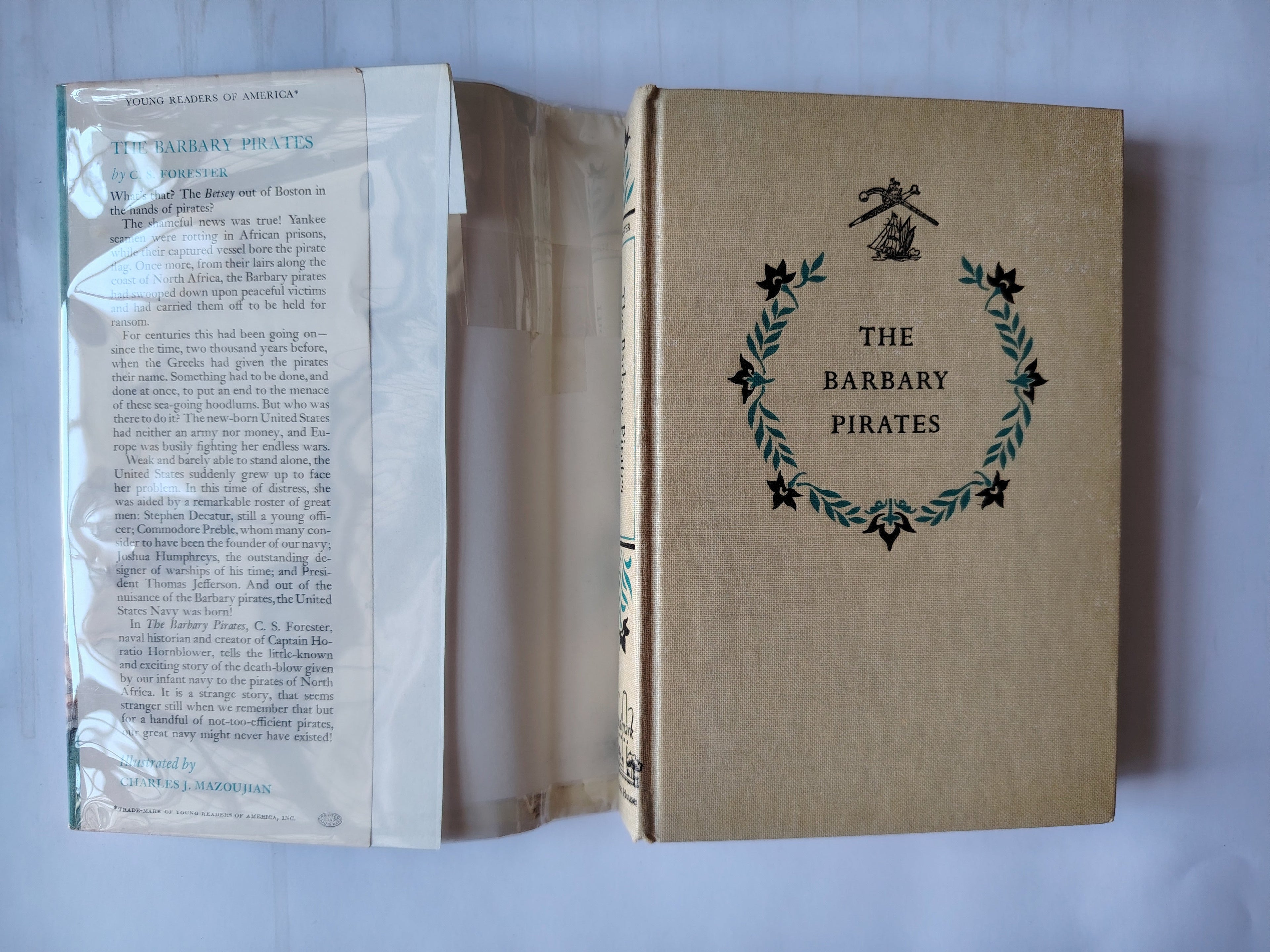 The Barbary Pirates by C S Forester Illustrated by Charles Mazoujian First Edition 1953