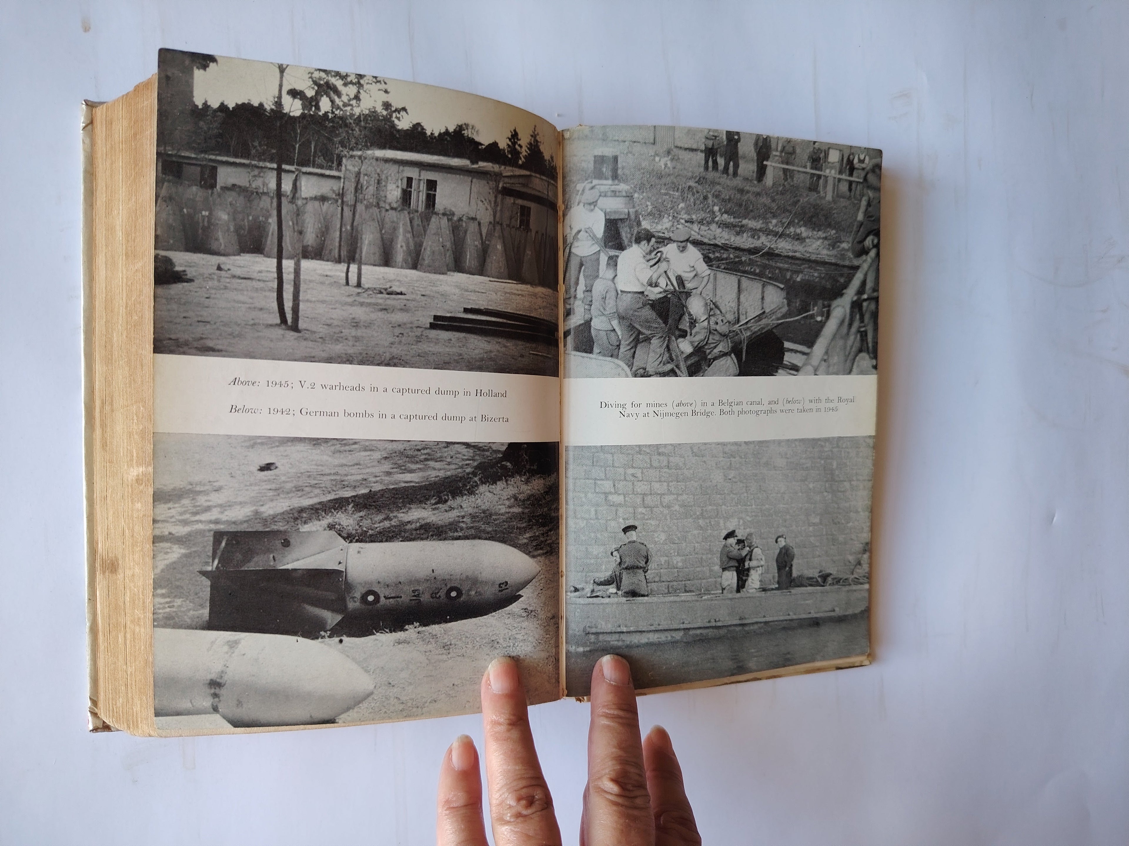 Unexploded Bomb A History of Bomb Disposal by Major A B Hartley First Edition 1958 Ex-Library Book