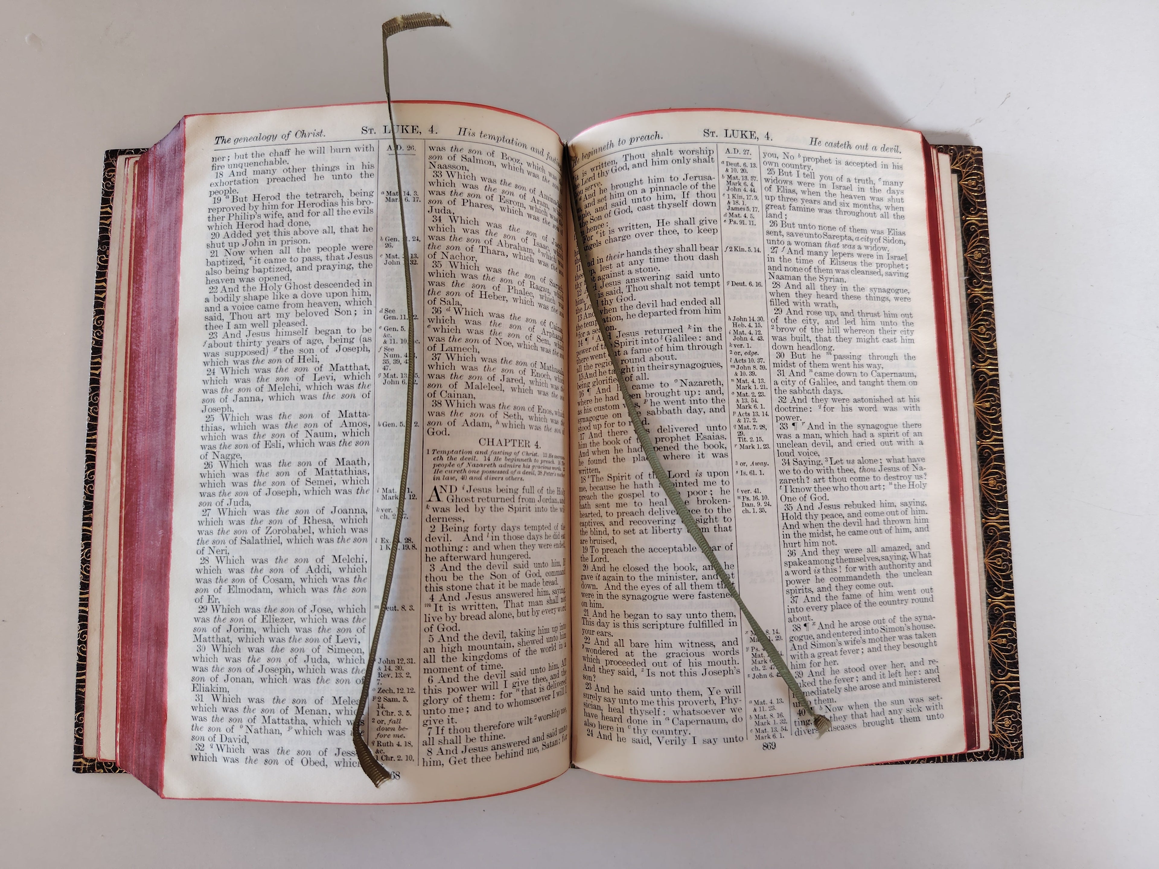The Holy Bible Appointed to be Read in Churches Oxford Henry Frowde Decorated Leather Undated c1900