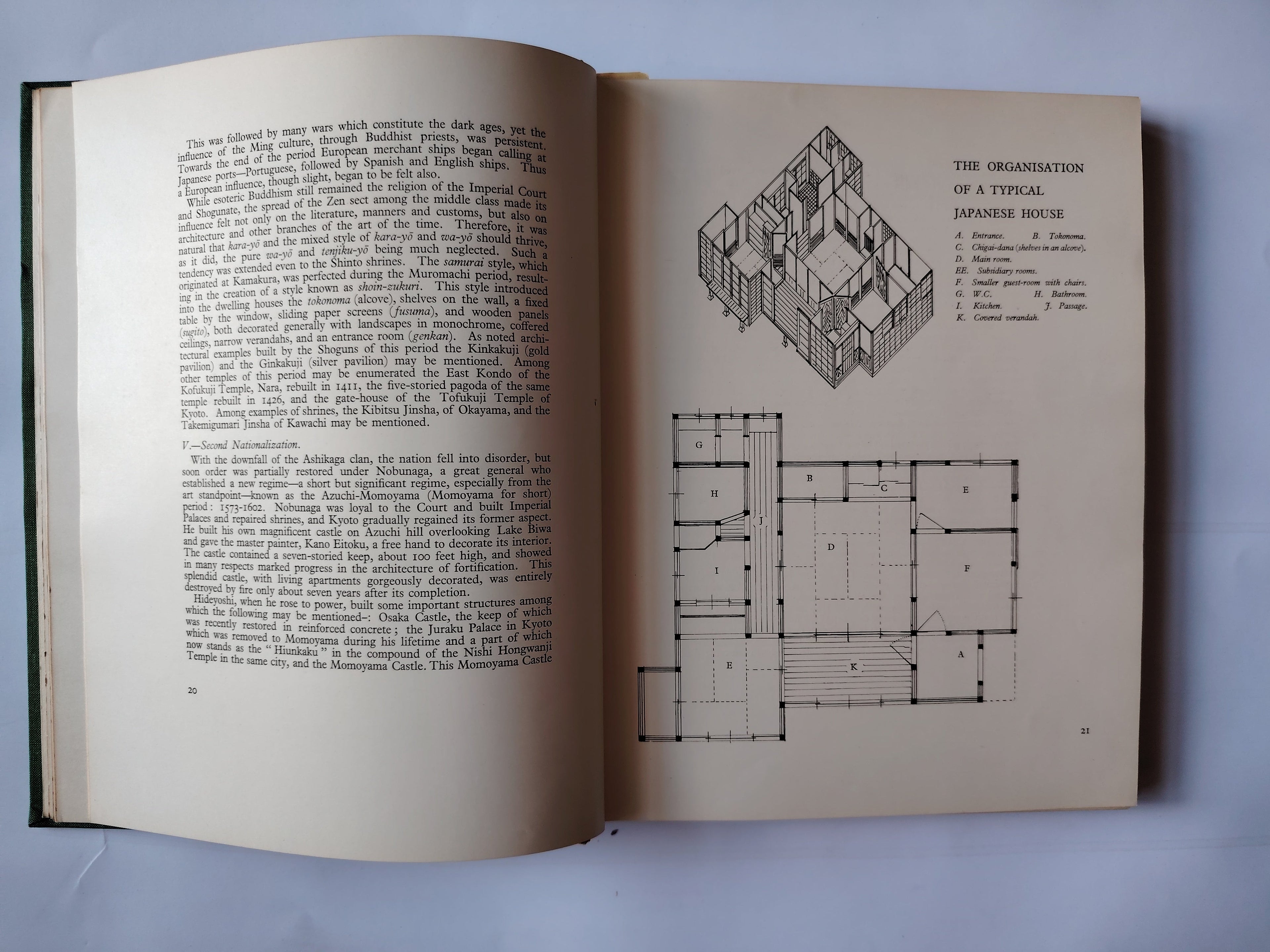 The Lesson of Japanese Architecture by Jiro Harada Edited by C G Holms Illustrated First Edition Book 1936