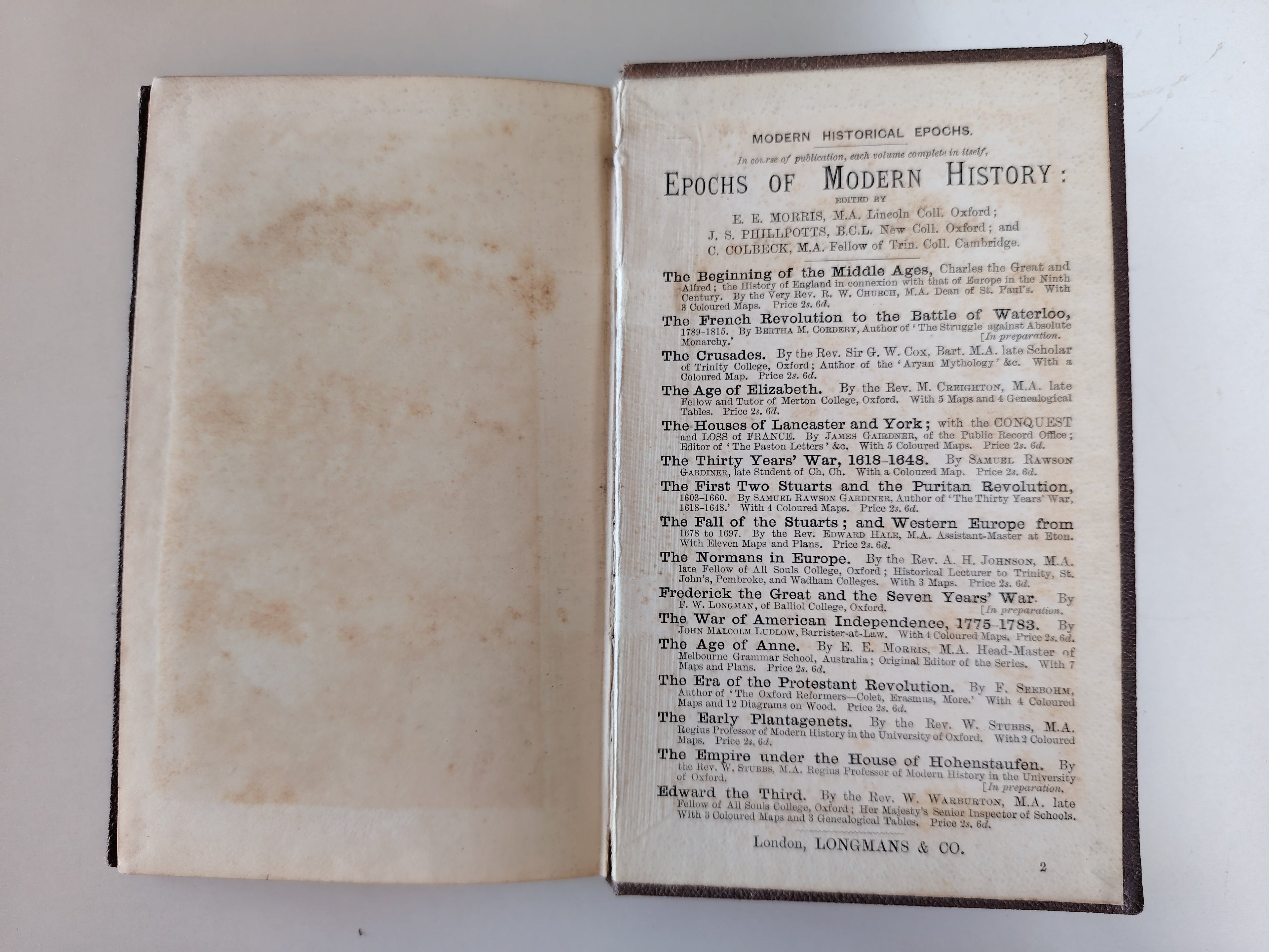 The History of Rasselas Prince of Abyssinia A Tale by Samuel Johnson by The Rev John Hunter Longmans Green and Co Undated