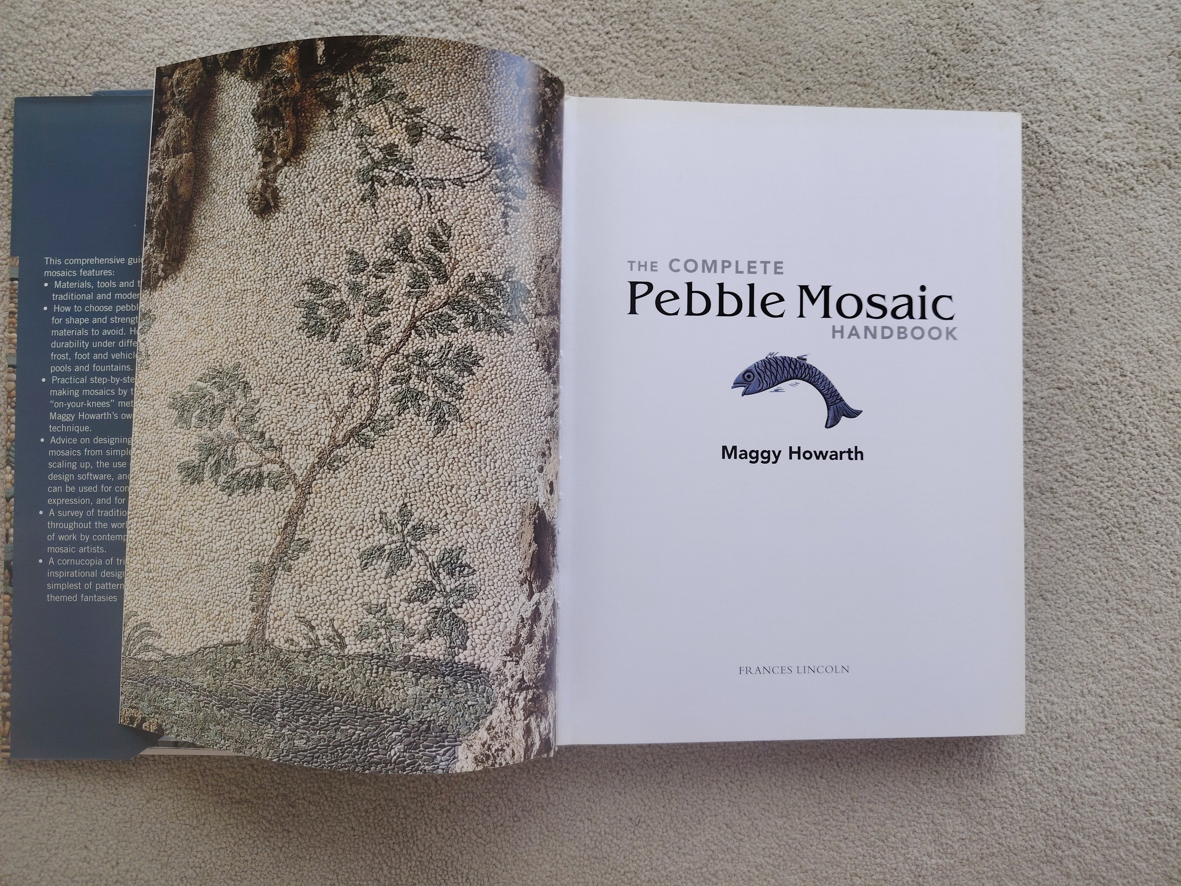 The Complete Pebble Mosaic Handbook by Maggy Howard Fully Illustrated Hardback Book from 2003