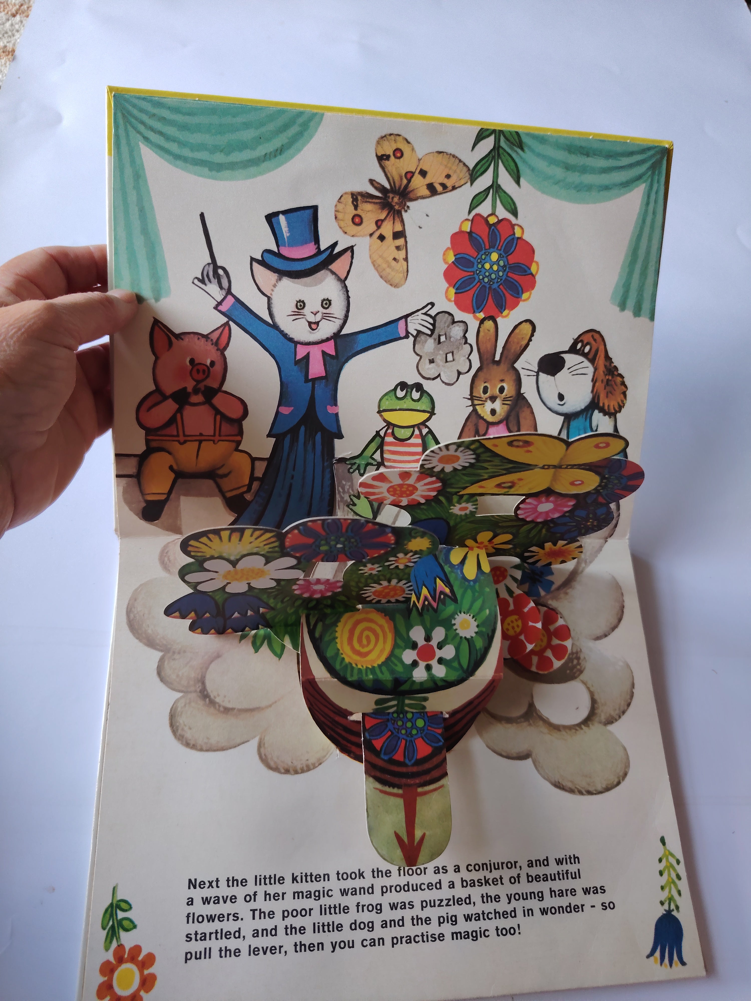 The Magic of the Circus Illustrated by Kubasta Brown Watson Ltd Pop-up Book 1982