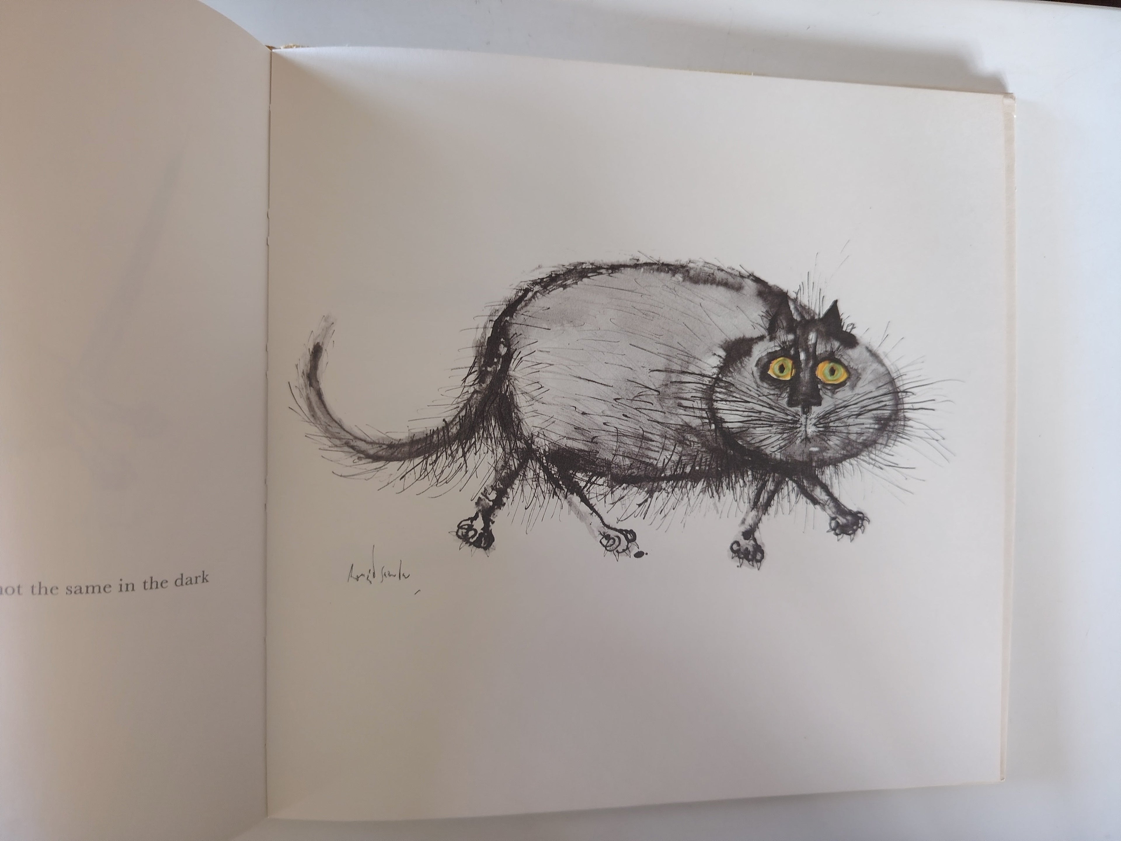 Searle's Cats Illustrated Hardback Book by Ronald Searle First Edition 1967