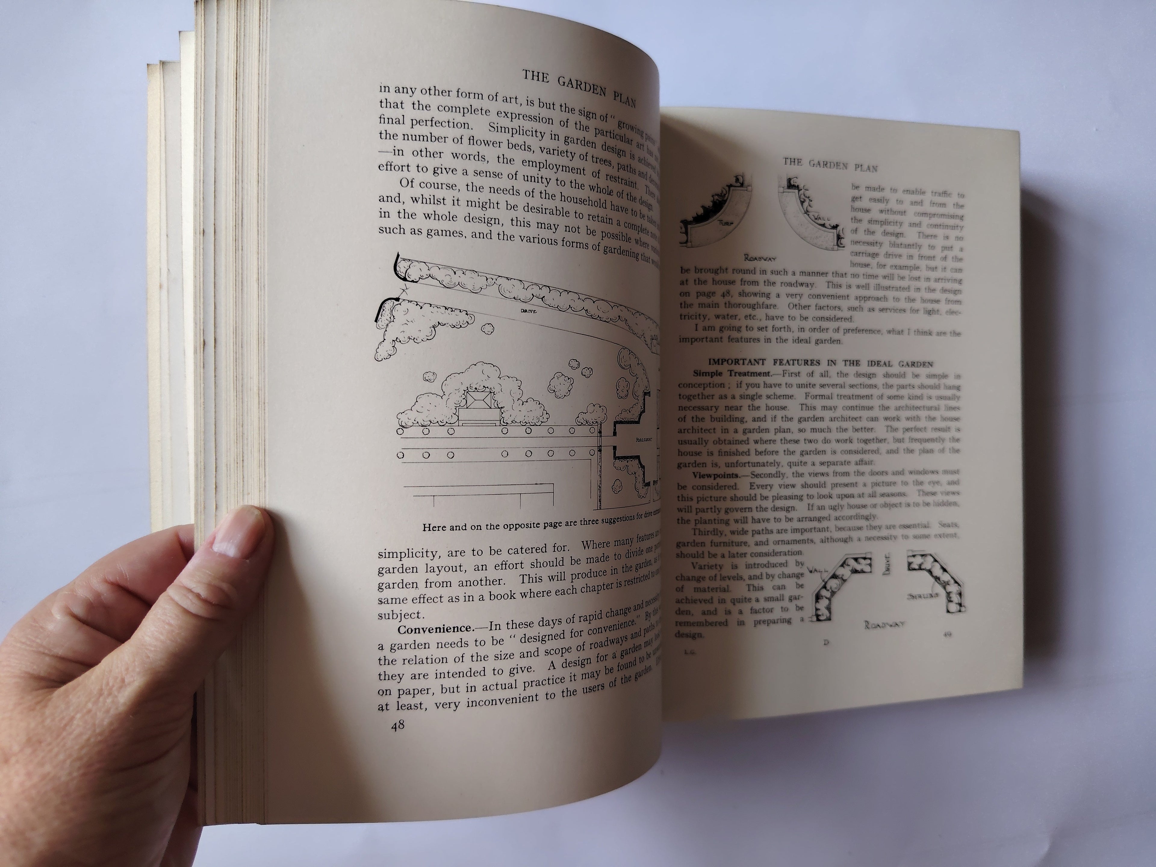 Landscape Gardening, Planning - Construction Planting by Richard Sudell First Edition Illustrated Book from 1933