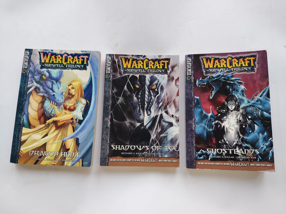 Warcraft The Sunwell Trilogy by Richard A Knaak and J A E Hwan Kim Dragon Hunt  Shadows of Ice Ghost Lands