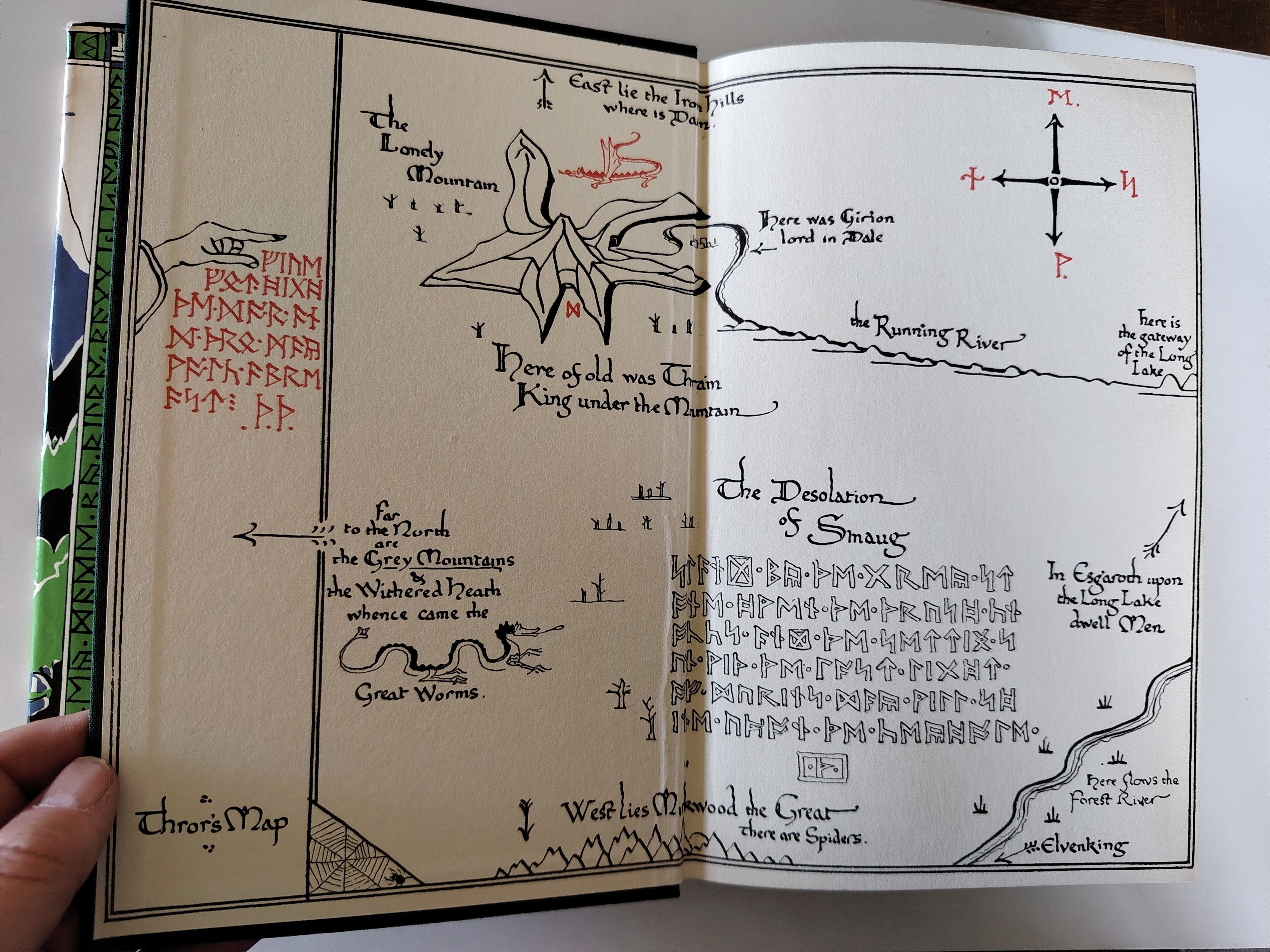 The Hobbit or There and Back Again by J R R Tolkien Illustrated George Allen & Unwin Fourth Edition 1978