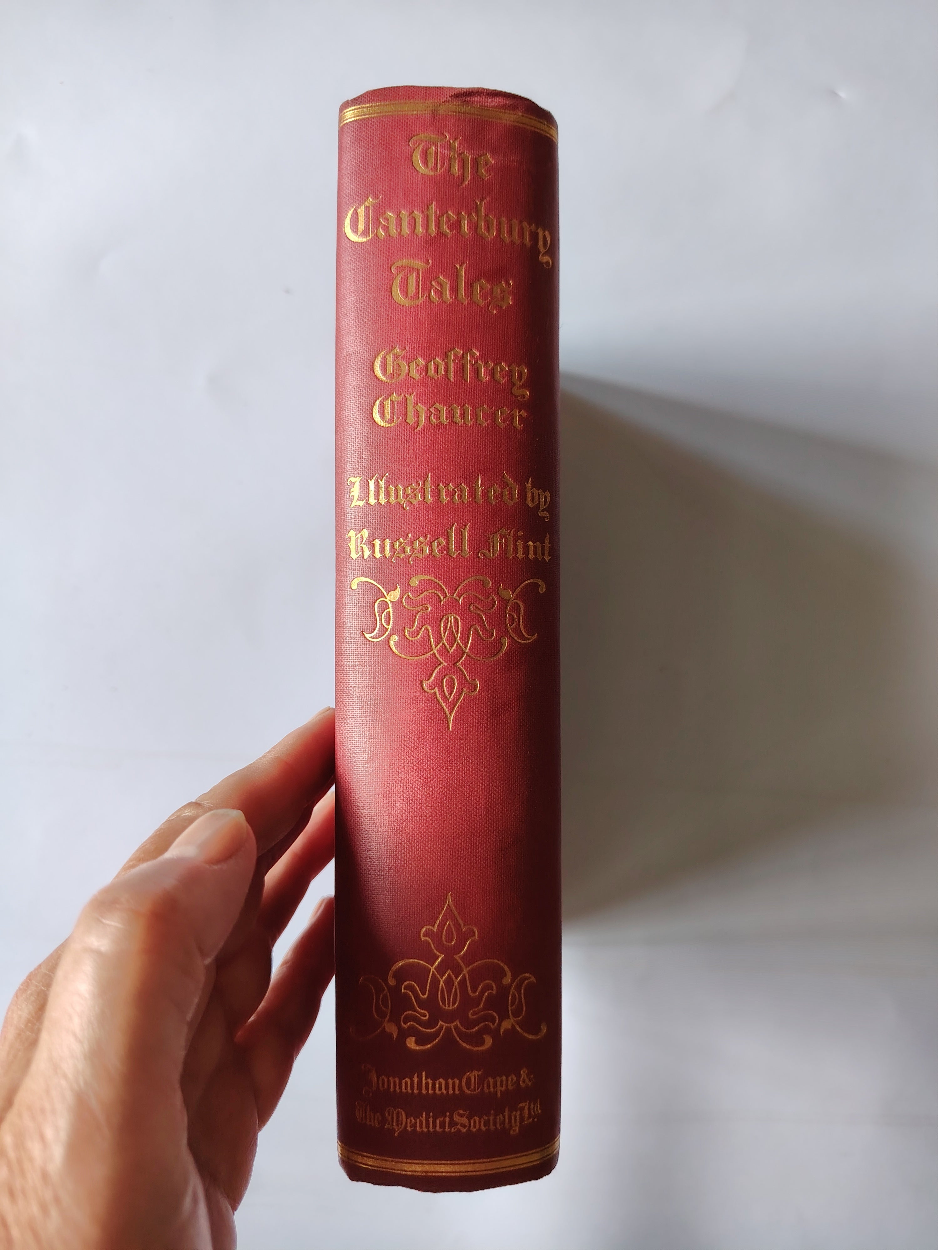 The Canterbury Tales of Geoffrey Chaucer Illustrated After Drawings by W Russell Flint The Medici Society 1929