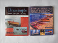Ultra Simple Boatbuilding by Gavin Atkin and Stitch and Glue Boatbuilding by Chris Kulczycki Illustrated Paperback Books