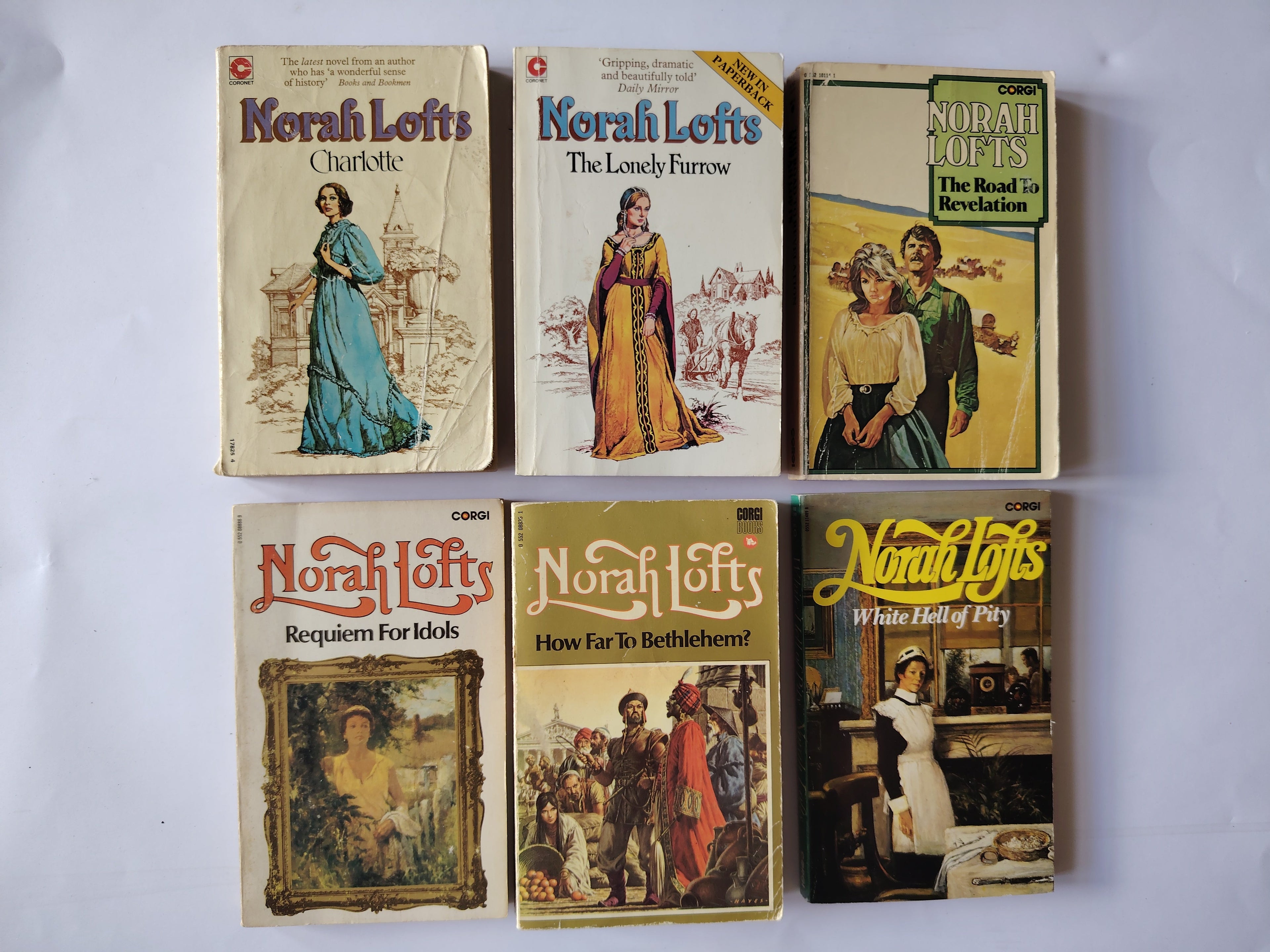 Norah Lofts Corgi Vintage Paperback Books