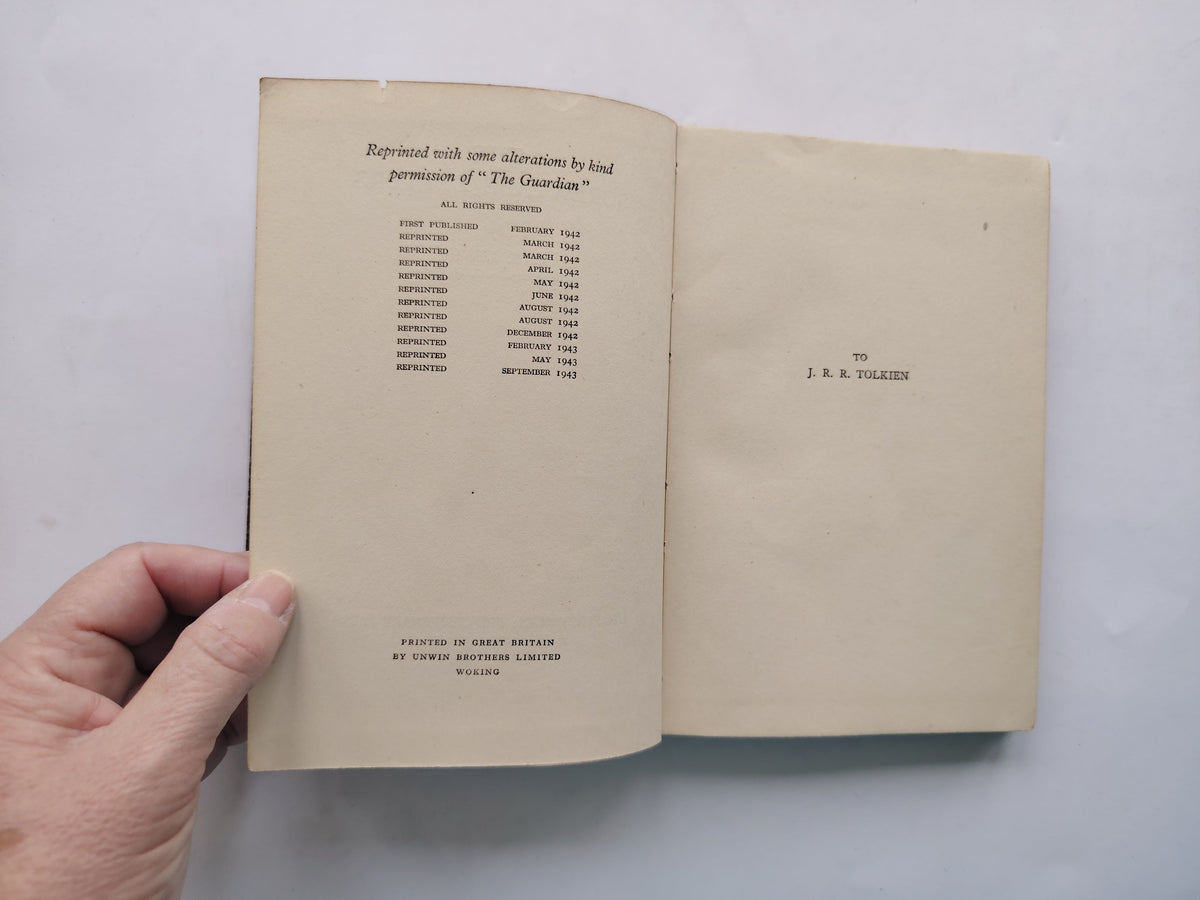 The Screwtape Letters by C S Lewis Published by Geoffrey Bles in 1943